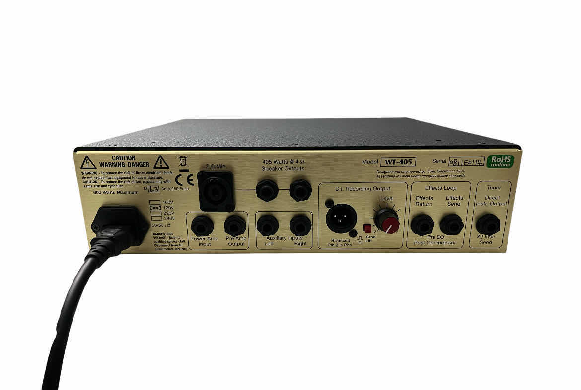 Photo 1 of DAVID EDEN TIME TRAVELER STUDIO/STAGE BASS GUITAR AMPLIFIER WT-405