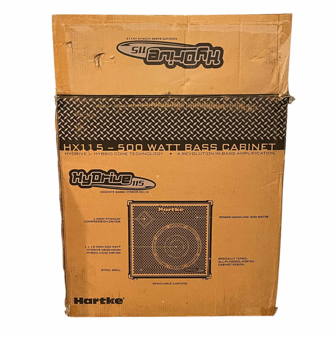 Photo 6 of HARTKE HYDRIVE 500WATTS RMS NEODYMIUM DRIVER 8 OHMS BASS CABINET HX115