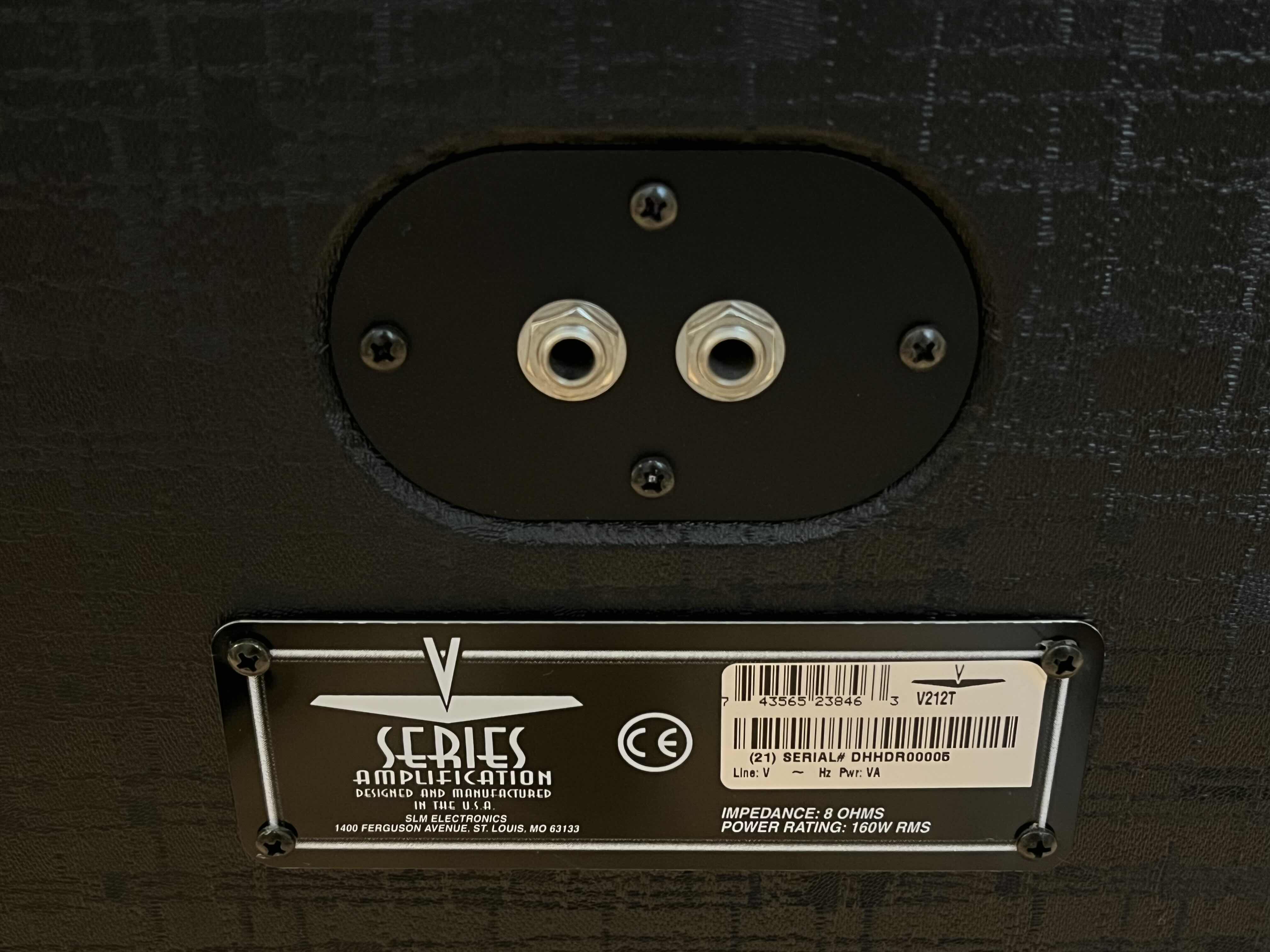 Photo 1 of CRATE V SERIES 160WATT RMS 8 OHMS TILT BACK GUITAR CABINET V212T