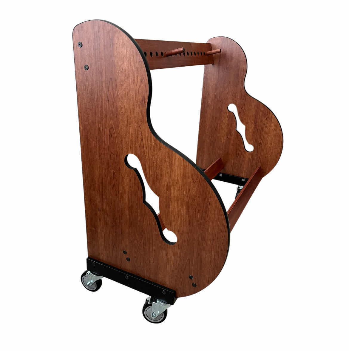 Photo 1 of A&S CRAFTED PRODUCTS' STUDIO STANDARD SHORT GUITAR CASE ROLLING STAND 49.25” X 23.25” H42.5”