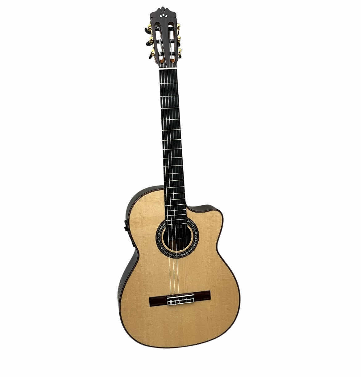 Photo 1 of CORDOBA LUTHIER SERIES ACOUSTIC/ELECTRIC GUITAR GK PRO NEGRA & CORDOBA HUMICASE BROWN HARD CASE