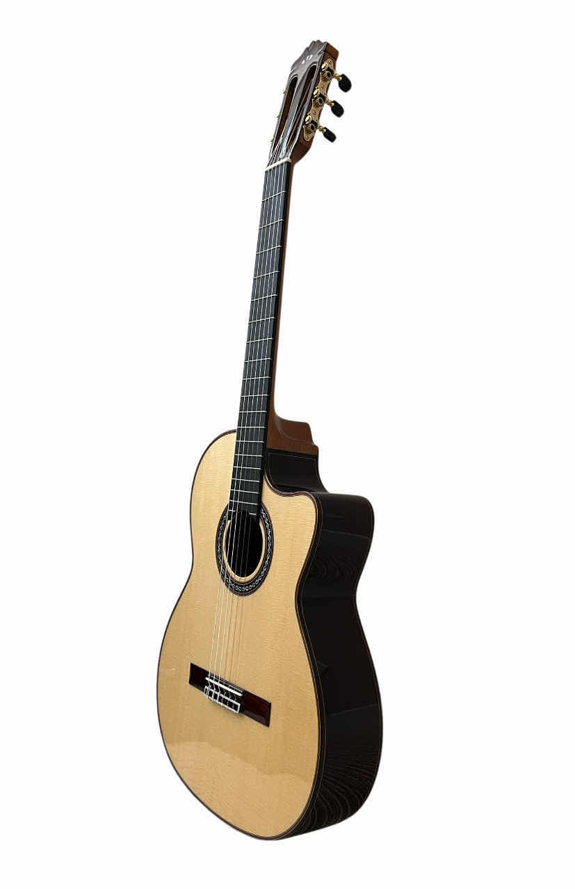 Photo 1 of CORDOBA LUTHIER SERIES ACOUSTIC/ELECTRIC GUITAR GK PRO NEGRA & CORDOBA HUMICASE BROWN HARD CASE