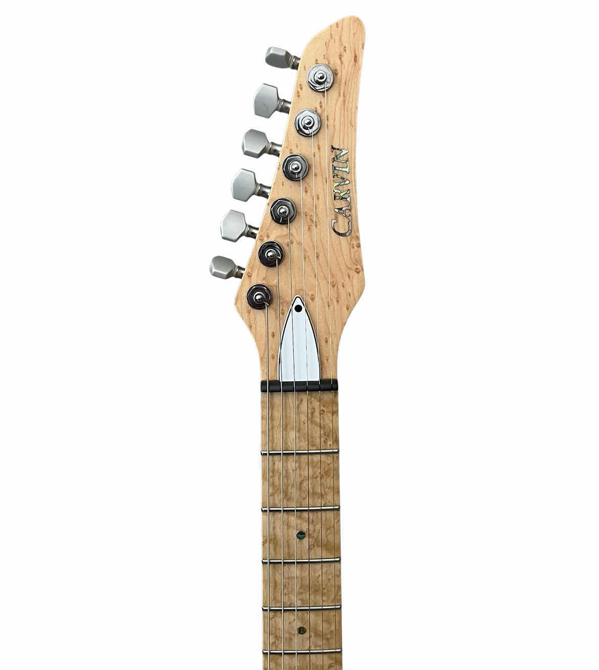 Photo 1 of CARVIN BOLT TEAL METALLIC MAPLE NECK ELECTRIC GUITAR W THE BEATLES/ TEAL STRAPS & CARVIN HARD CASE