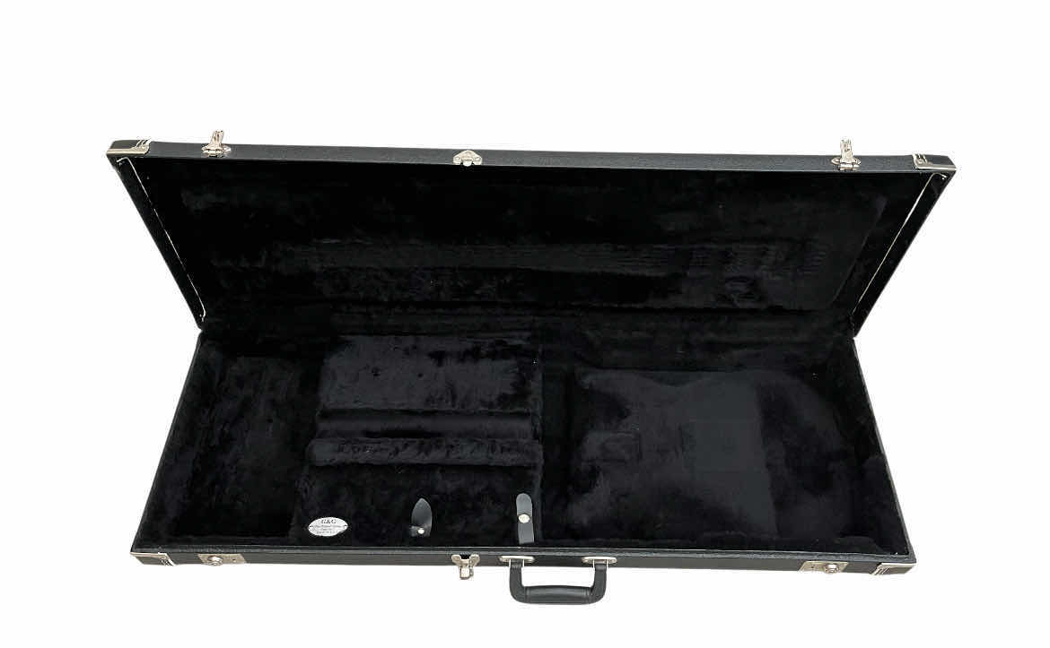 Photo 1 of CARVIN BOLT TEAL METALLIC MAPLE NECK ELECTRIC GUITAR W THE BEATLES/ TEAL STRAPS & CARVIN HARD CASE