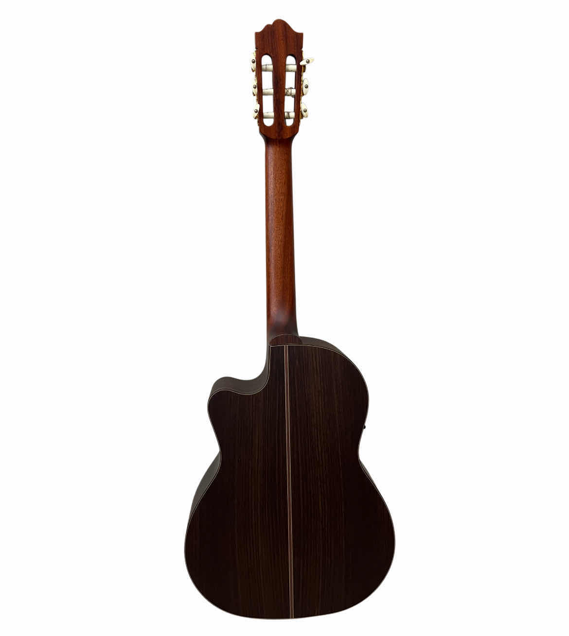 Photo 7 of EPIPHONE MASTERBILT SOLID WOOD ACOUSTIC/ELECTRIC GUITAR EN-546CENS & EPIPHONE BLACK/BROWN HARD CASE