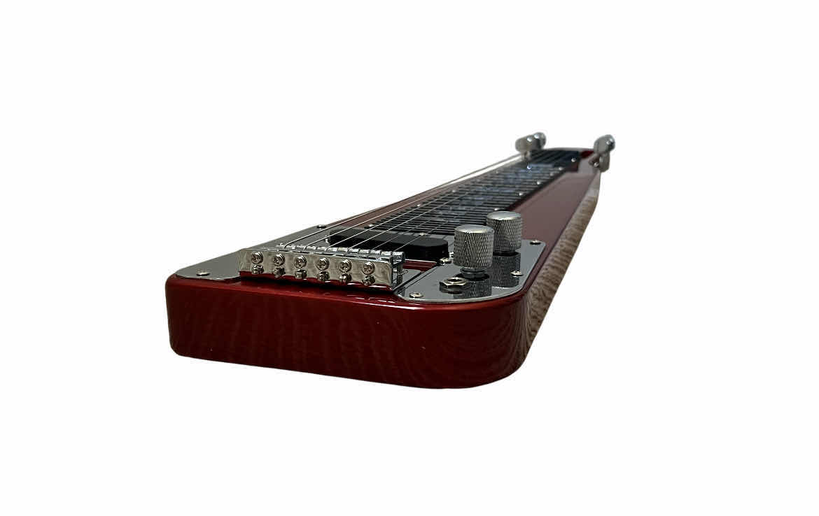 Photo 1 of ROGUE METALLIC RED LAP STEEL GUITAR RLS-1 W STAND & GIG BAG