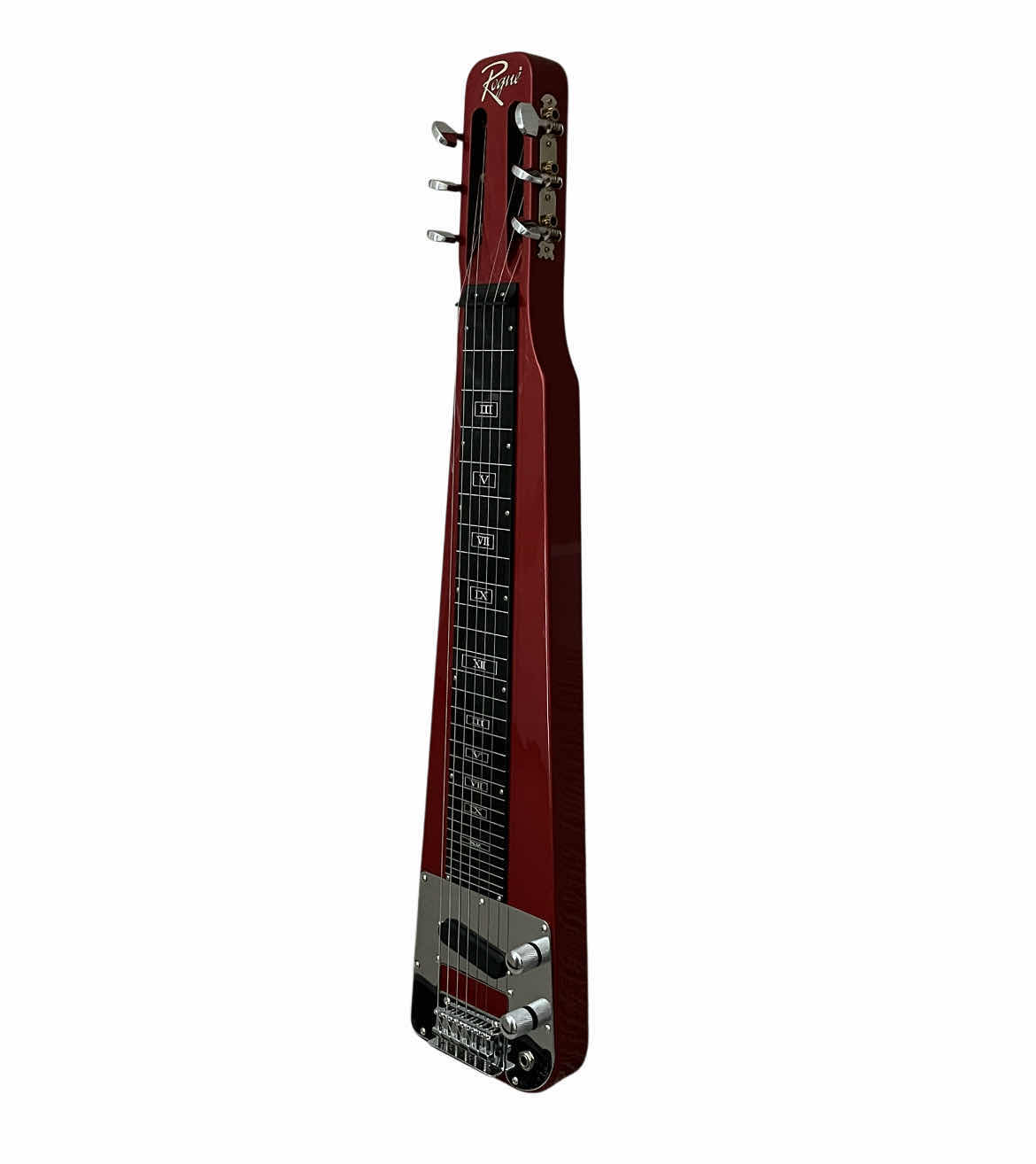 Photo 1 of ROGUE METALLIC RED LAP STEEL GUITAR RLS-1 W STAND & GIG BAG