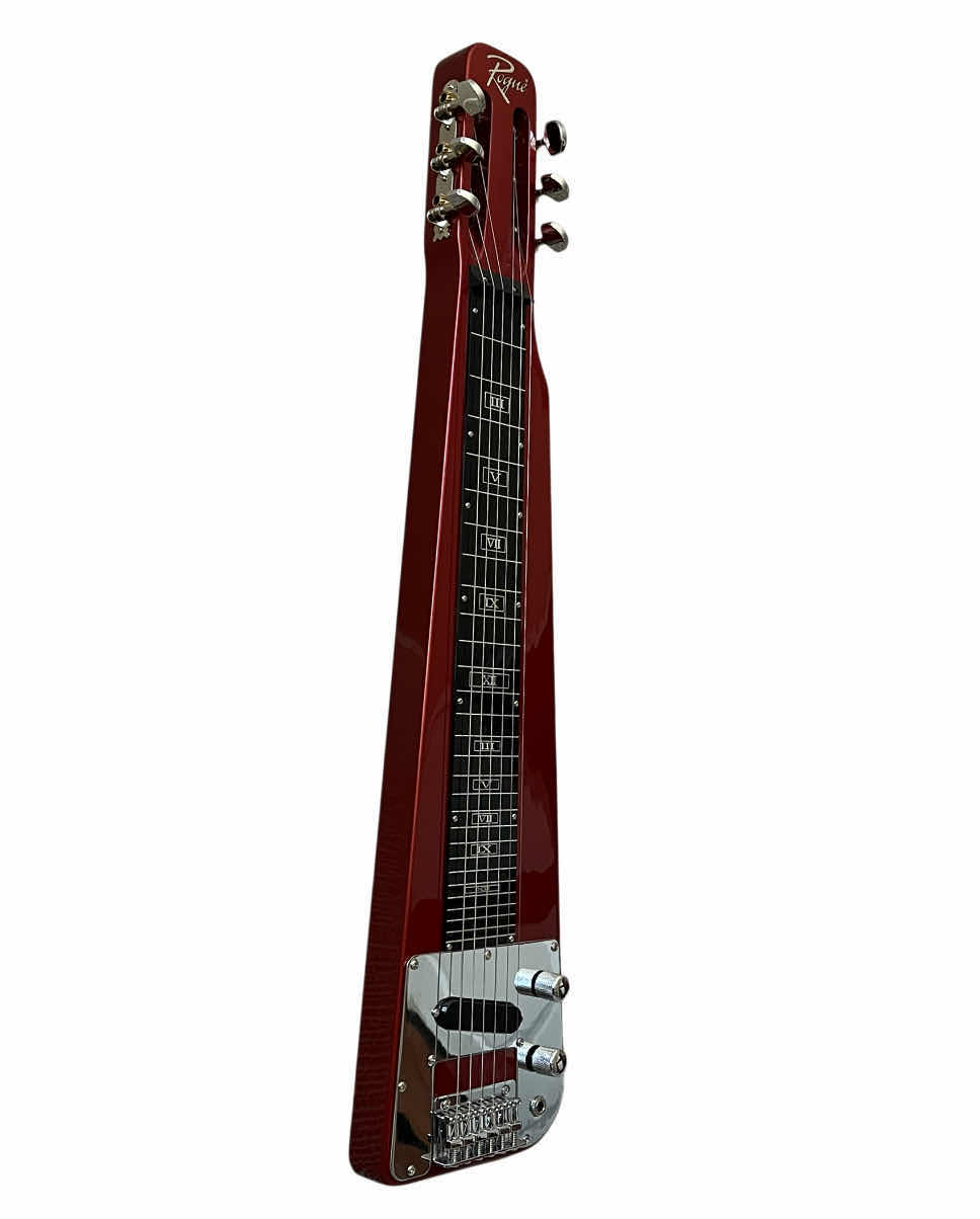 Photo 1 of ROGUE METALLIC RED LAP STEEL GUITAR RLS-1 W STAND & GIG BAG