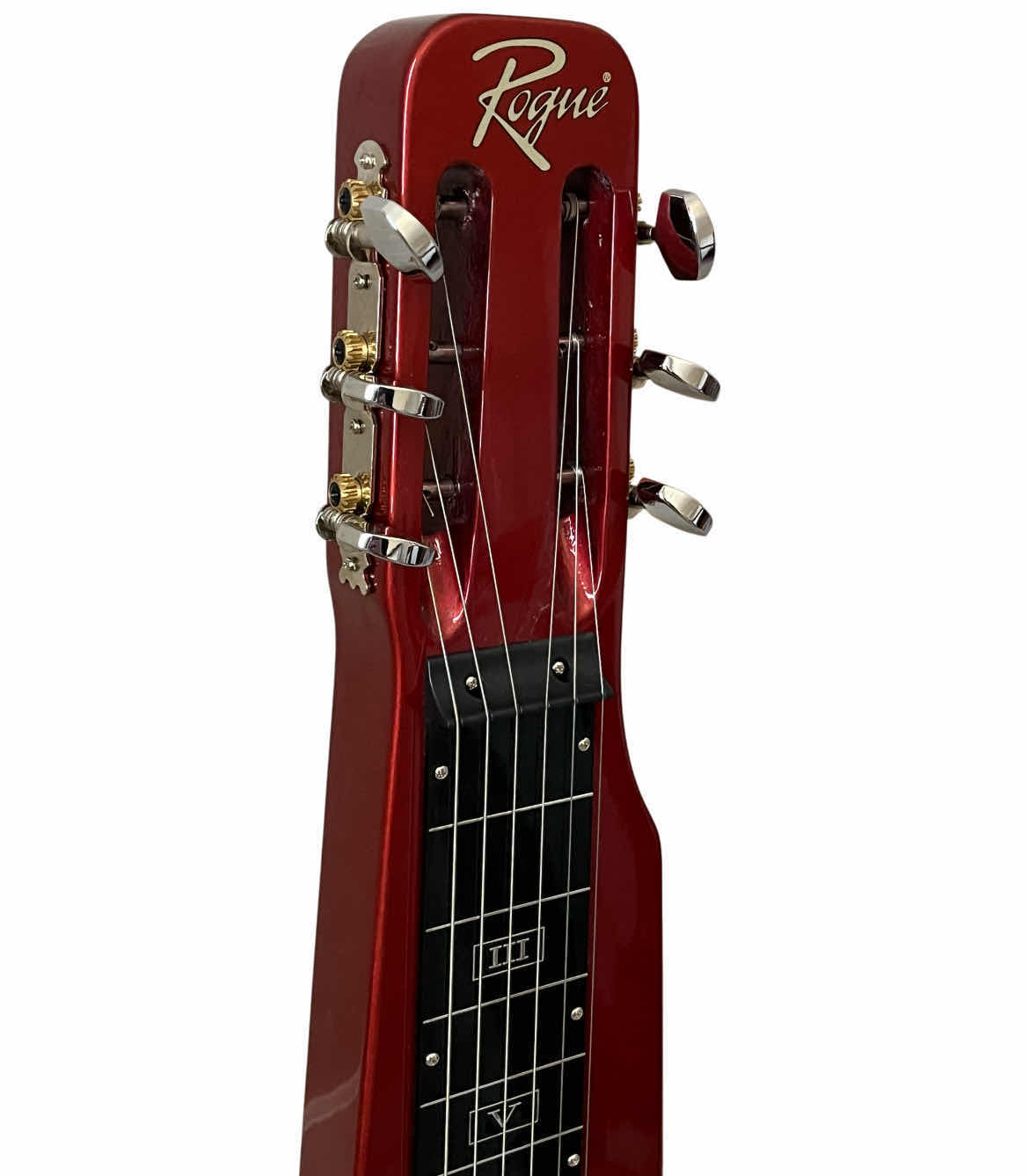 Photo 1 of ROGUE METALLIC RED LAP STEEL GUITAR RLS-1 W STAND & GIG BAG