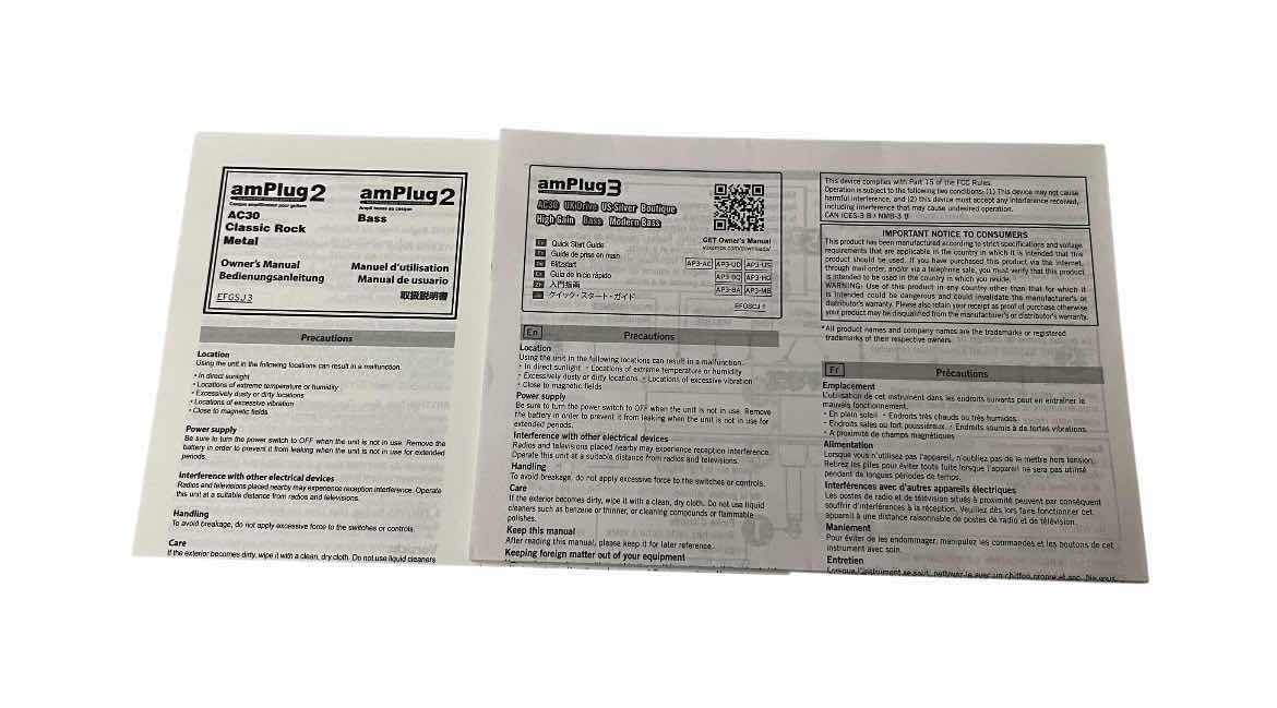 Photo 1 of VOX METAL AMPLUG GUITAR/BASS HEADPHONE AMPLIFIER AP2MT & VOX HIGH GRAIN AMPLUG 3 GUITAR HEADPHONE AMPLIFIER AP3-HG