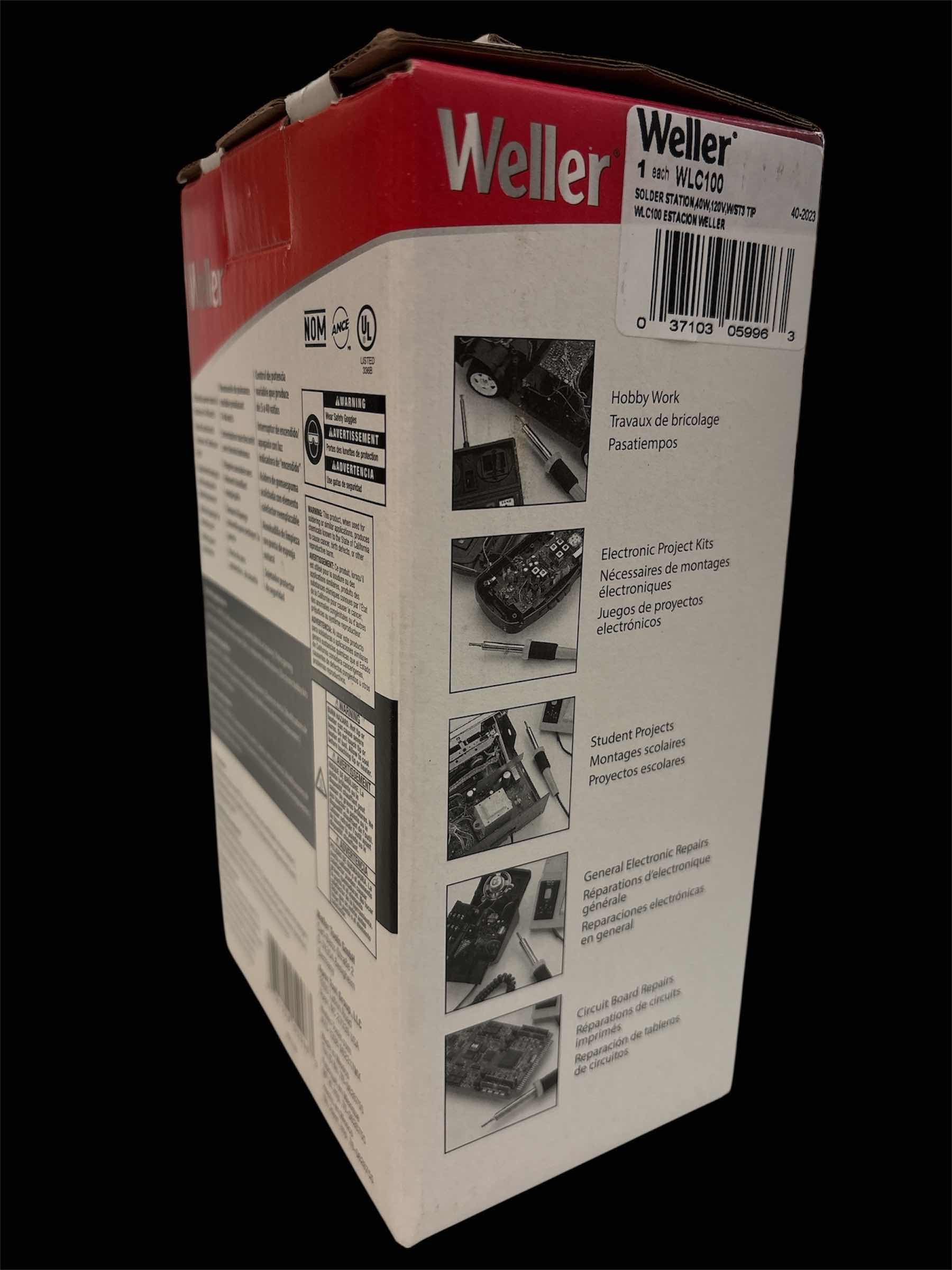 Photo 1 of WELLER SOLDERING STATION, MEDIUM DUTY WLC100