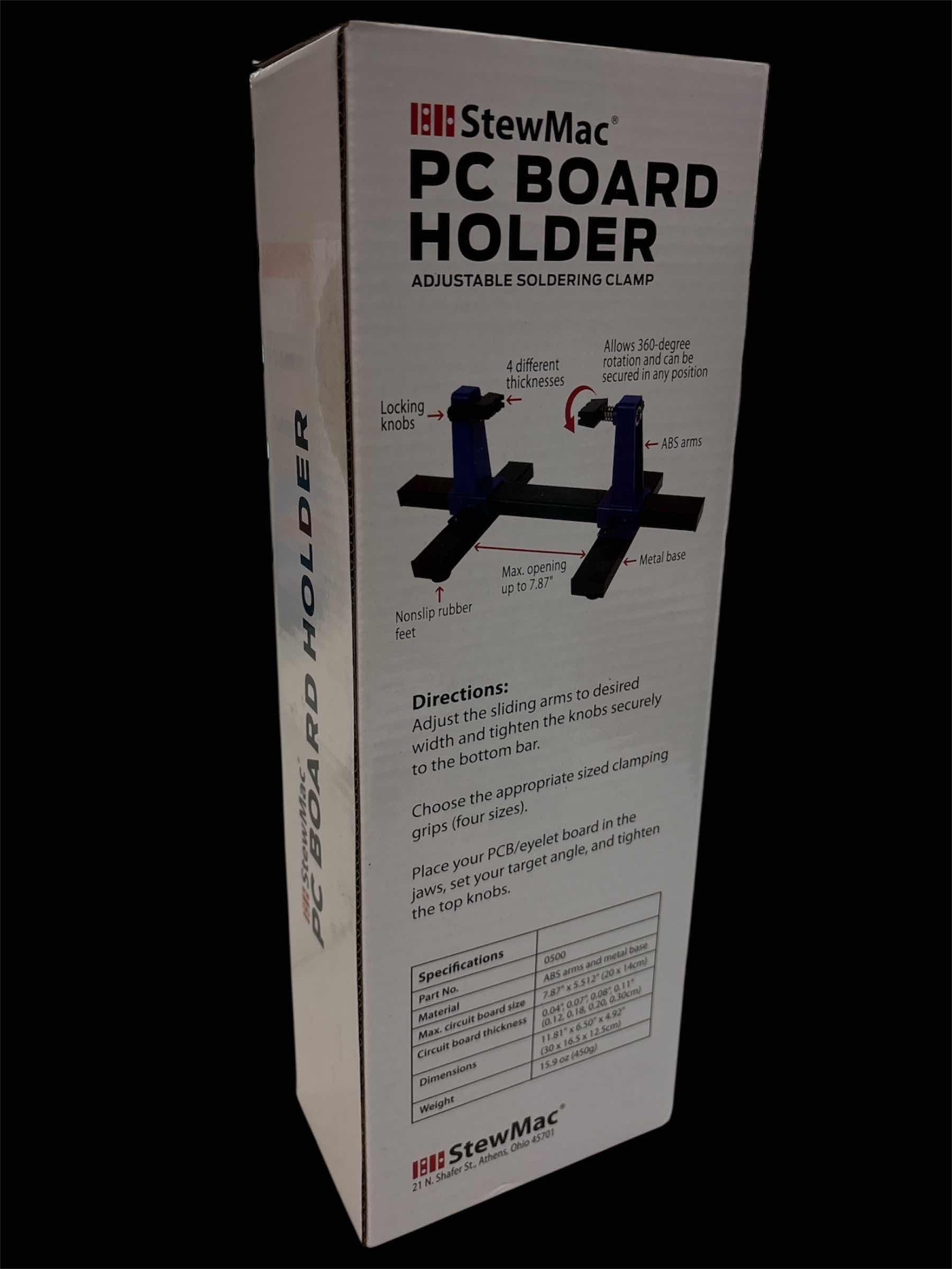 Photo 1 of STEWMAC PC BOARD HOLDER ADJUSTABLE SOLDERING CLAMP 0500