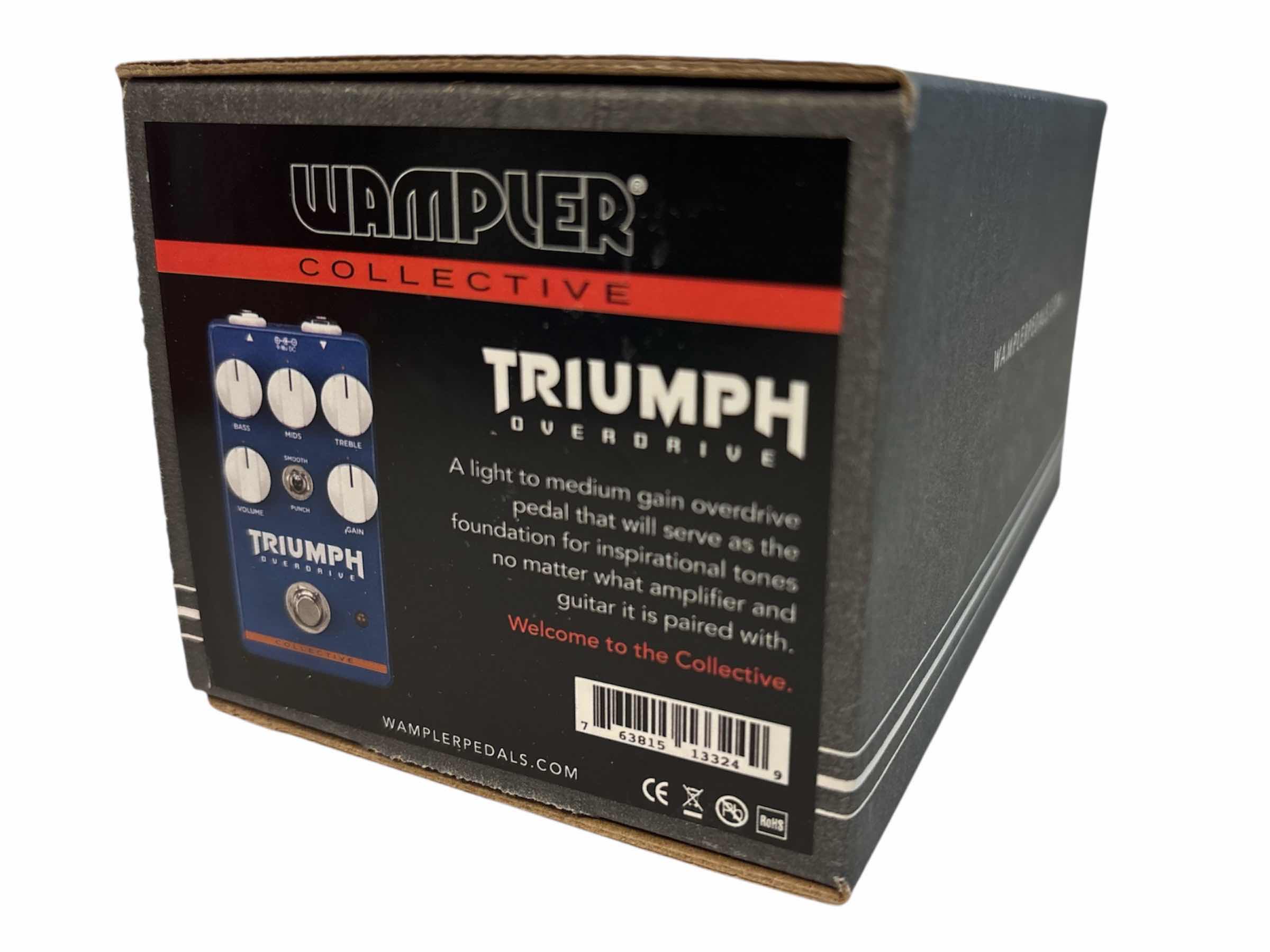 Photo 1 of WAMPLER COLLECTIVE TRIUMPH OVERDRIVE PEDAL