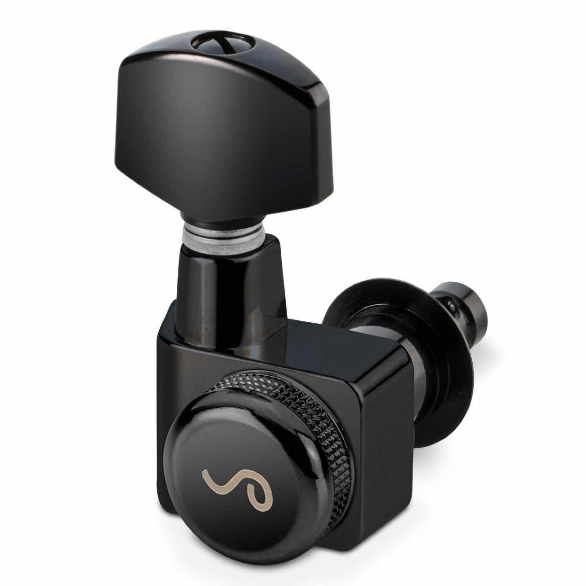 Photo 1 of SCHALLER MACHINE HEADS F SERIES LOCKING TUNER 6” BLACK CHROME 10560420.01.50