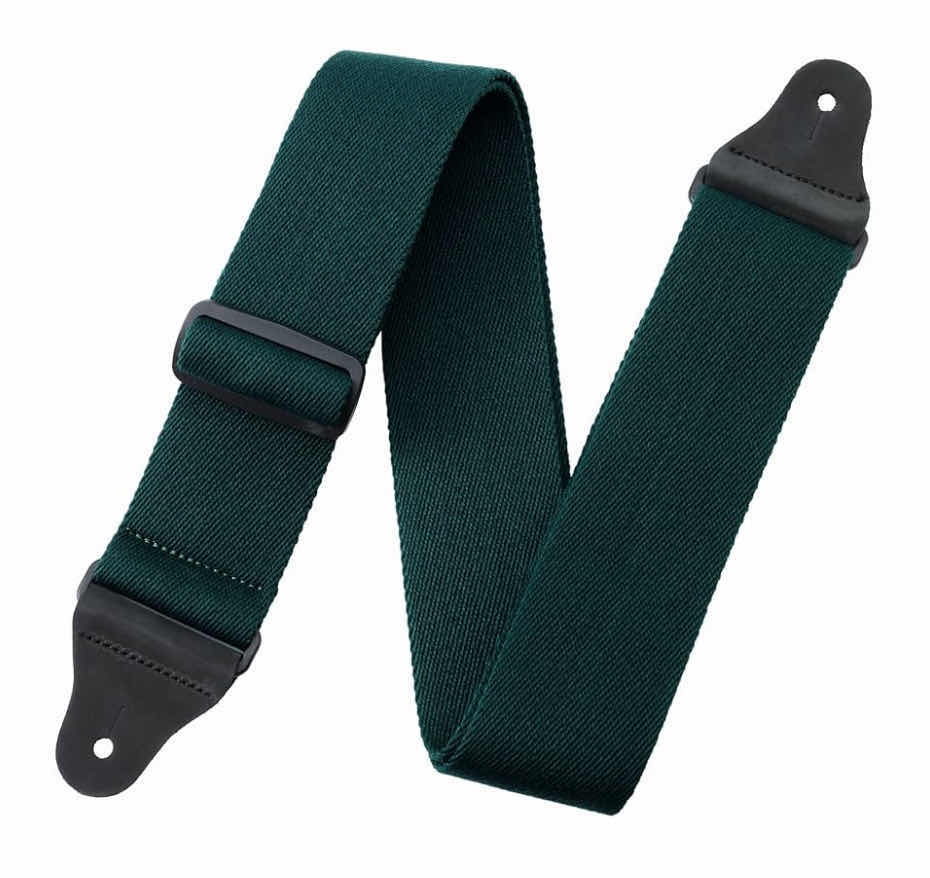Photo 1 of NEFELIBATA 2.3” THICKENED SOLID COLOR COTTON GUITAR STRAPS, CHRISTMAS GREEN