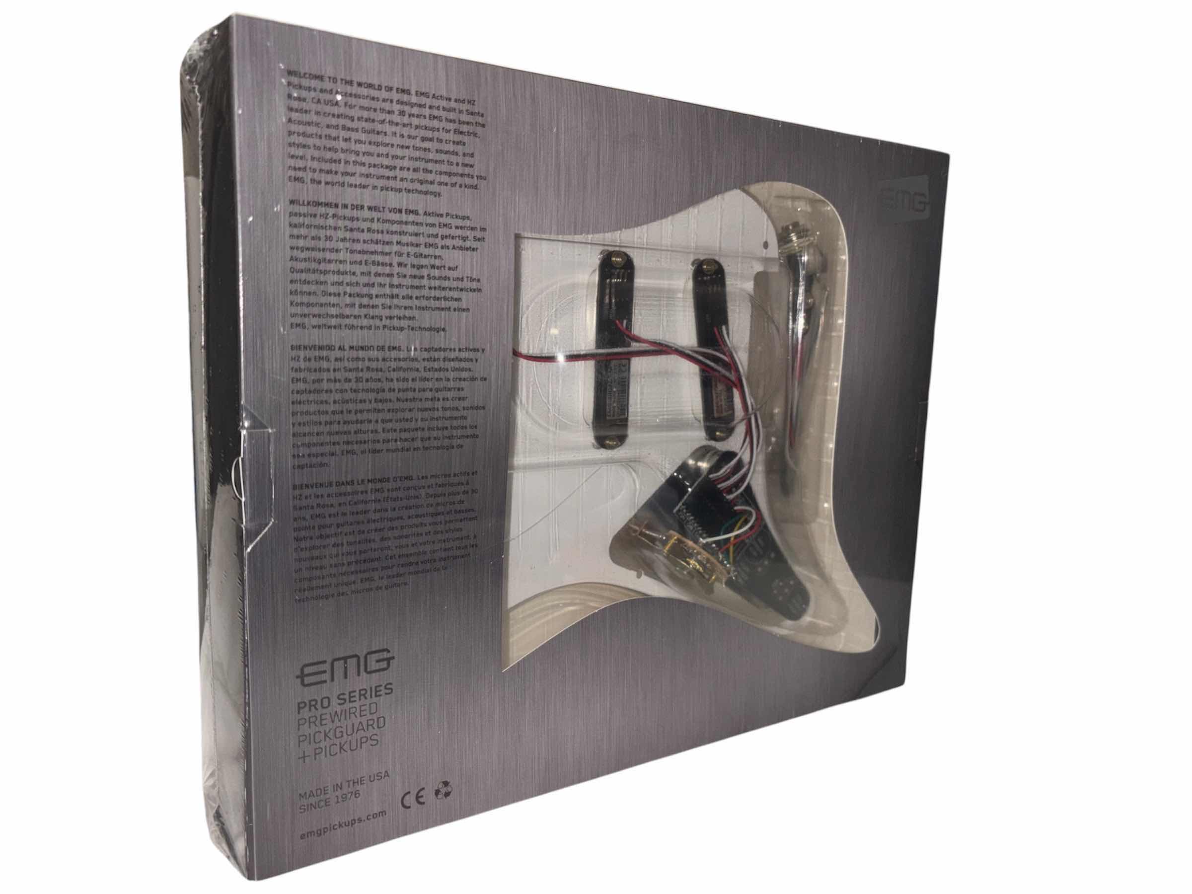 Photo 1 of EMG PRO SERIES PREWIRED GUITAR PICKGUARD & PICKUPS, WHITE RA-2