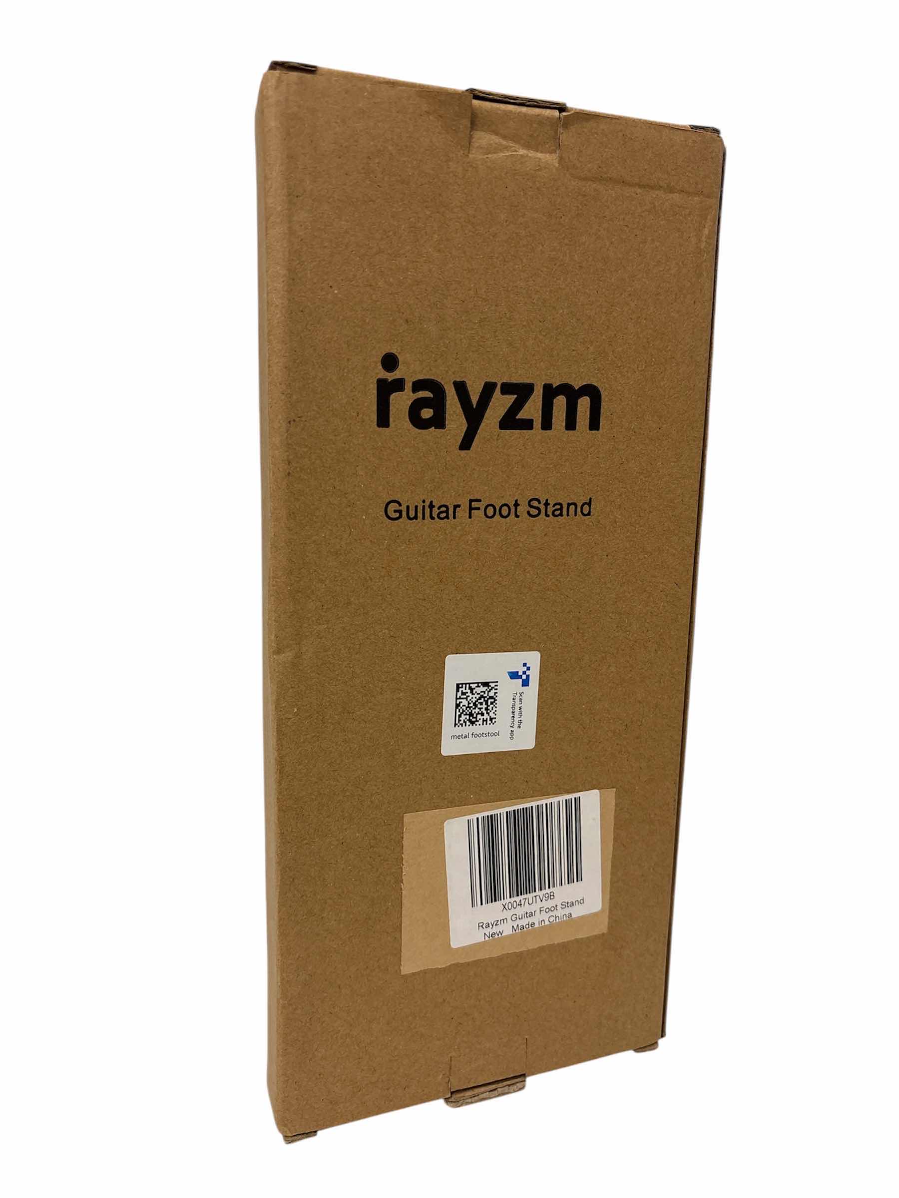 Photo 1 of RAYZM FOLDABLE METAL GUITAR FOOT STAND W ANTI-SLIP RUBBER PAD