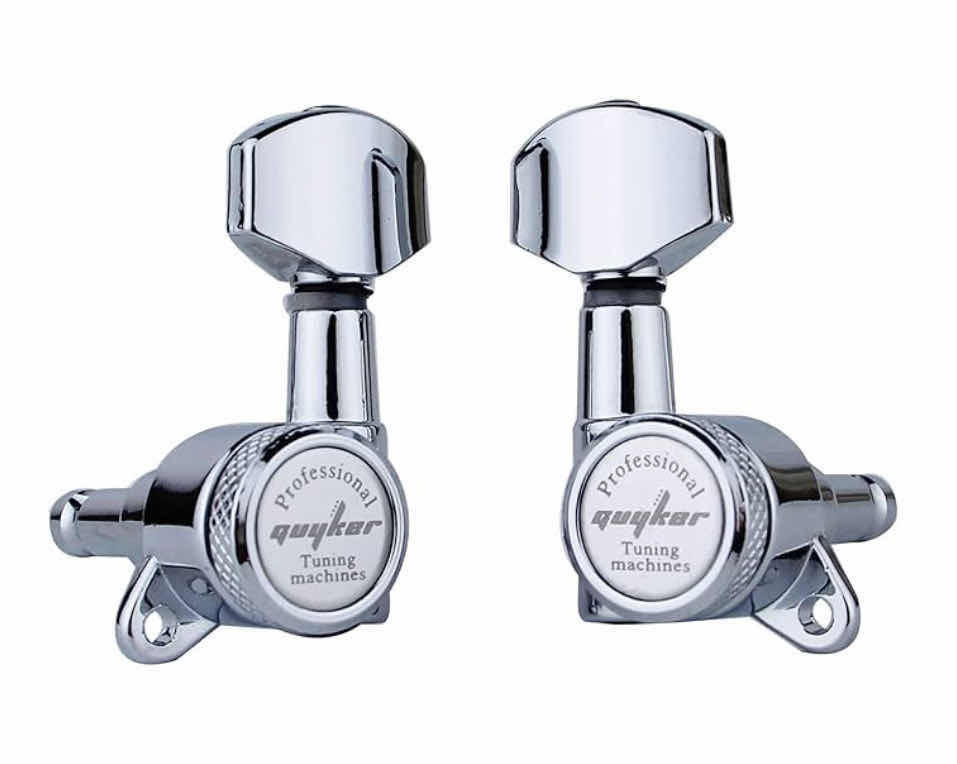 Photo 1 of GUYKER GUITAR LOCKING TUNERS, 3L & 3R, CHROME