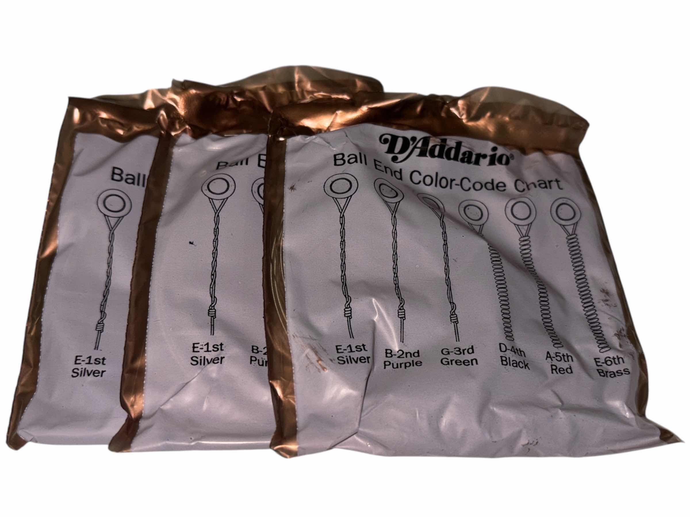 Photo 1 of D’ADDARIO 3 SETS OF XL ELECTRIC GUITAR STRINGS, NICKEL WOUND & SUPER LIGHT GAUGE EXL120