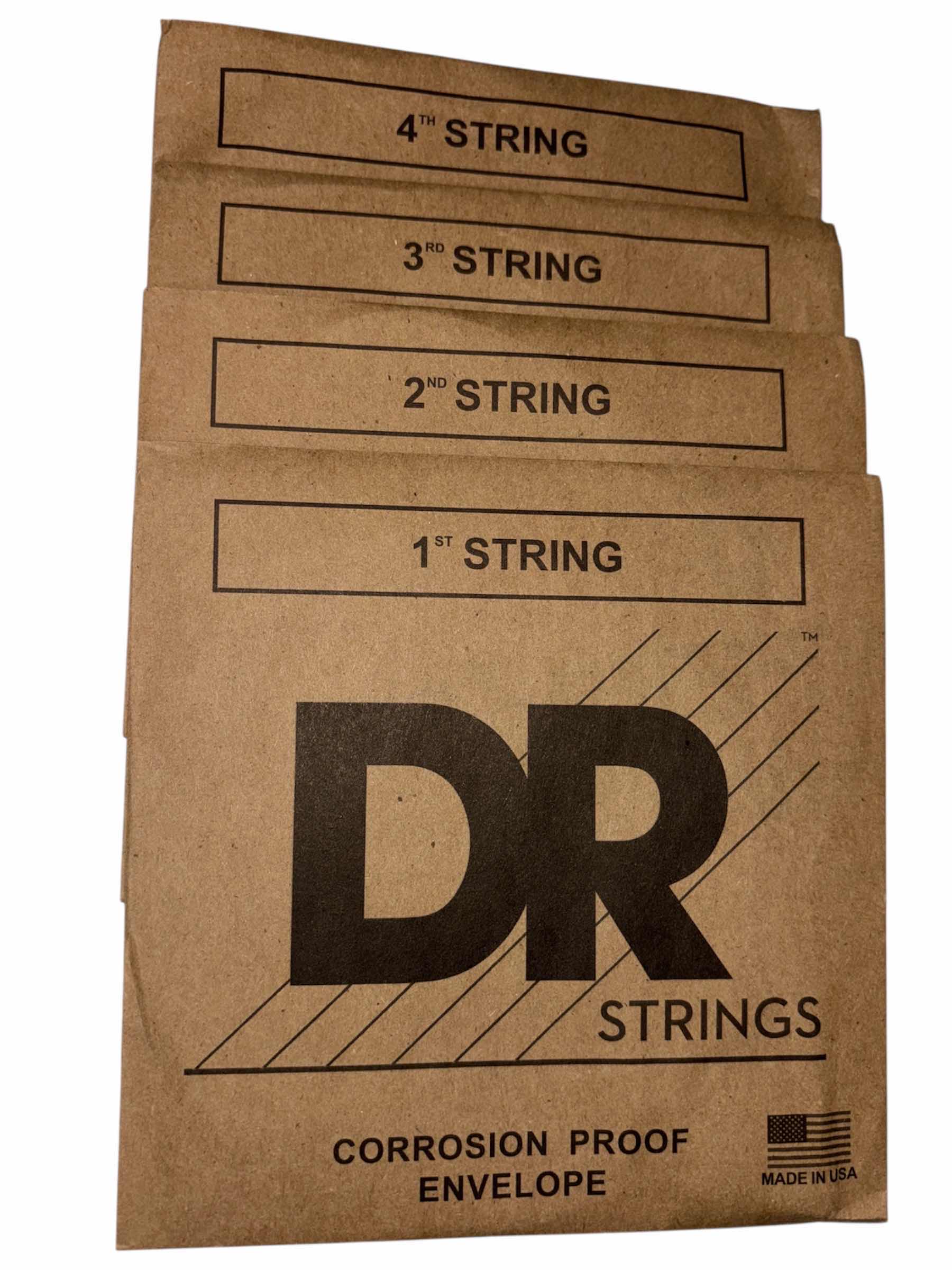 Photo 1 of DR STRINGS HI-BEAM STAINLESS STE BASS GUITAR STRINGS .045-.100 MEDIUM-LIGHT MLR-45