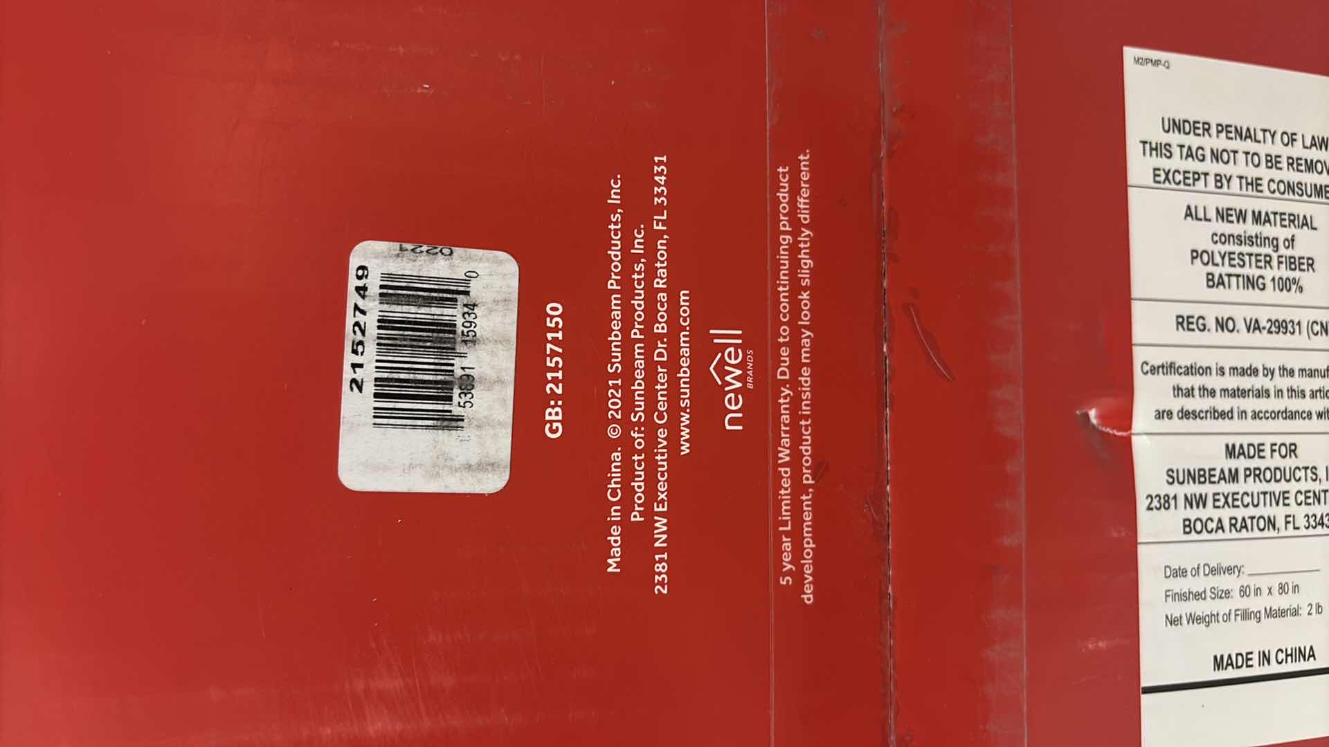 Photo 1 of BEAUTYREST HEATED MATTRESS PAD, 10 HEAT SETTINGS, 10 HR AUTO SHIT OFF TIMER, DIGITAL DISPLAY CONTROL W DUAL ZONES, EXTRA PLUSH, WHITE/QUEEN