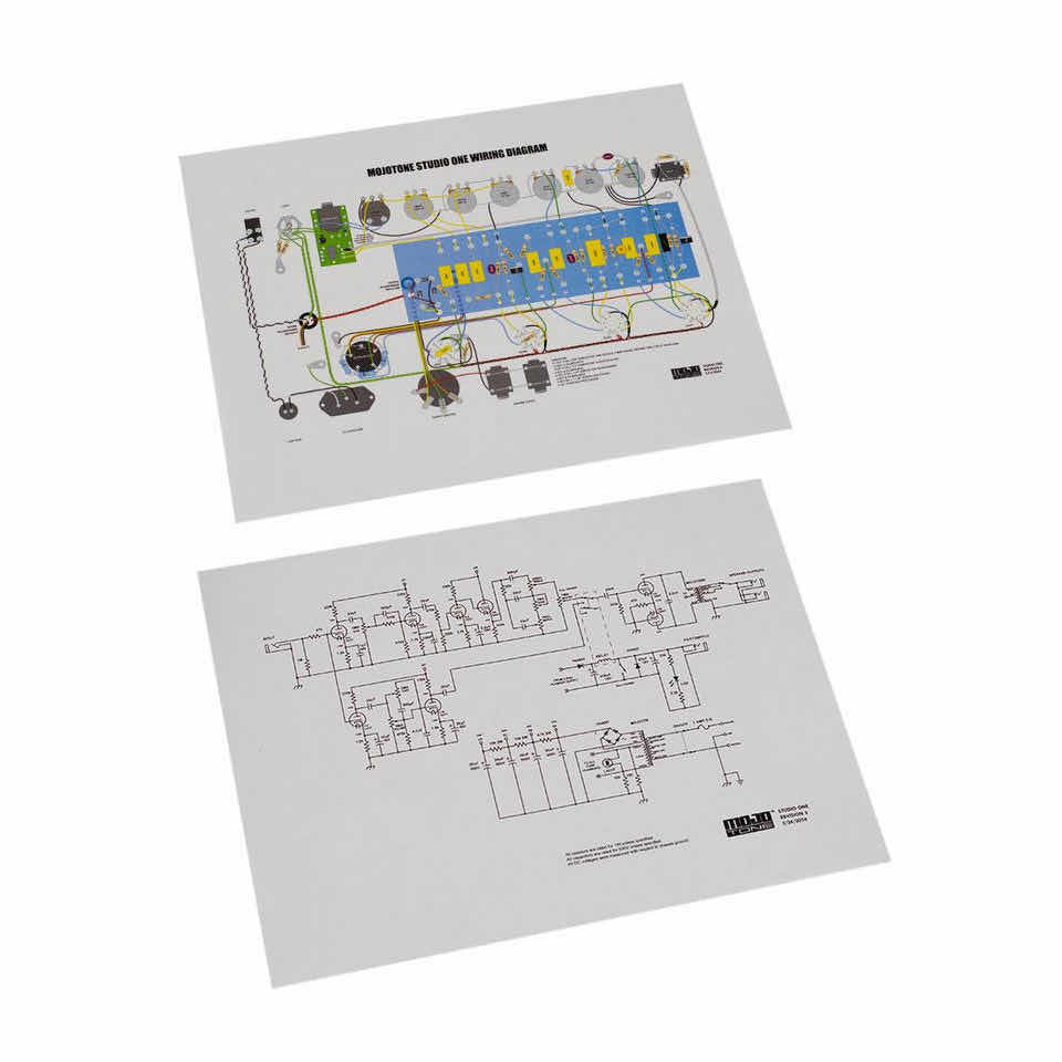Photo 5 of NEW MOJOTONE STUDIO ONE 1 WATT, 2 CHANNEL GUITAR TUBE AMP KIT G1SOK355