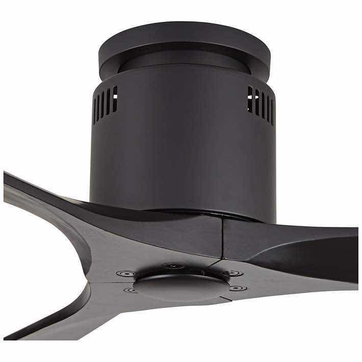Photo 1 of NEW CASA VIEJA 52” WINDSPUN FLUSH MATTE BLACK CEILING FAN, *DAMP LOCATION 86M37 (MOTOR ONLY, BLADES SOLD SEPARATELY)