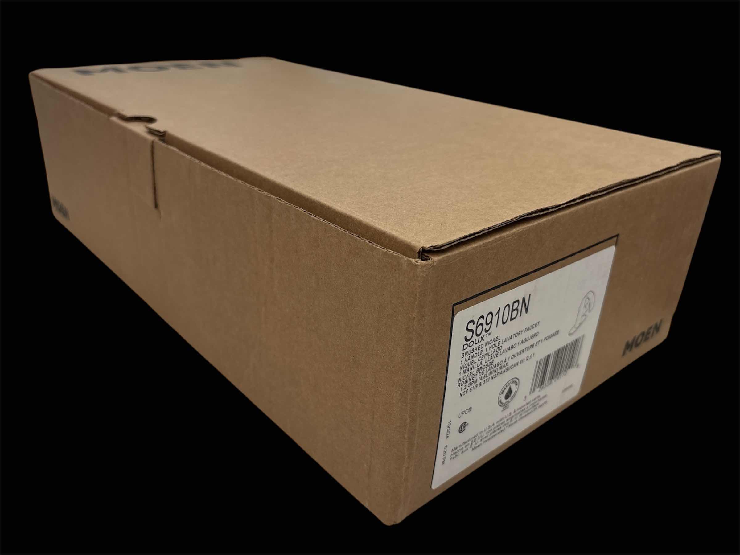 Photo 3 of NEW MOEN DOUX SINGLE-HANDLE BRUSHED NICKEL LAVATORY FAUCET S6910BN