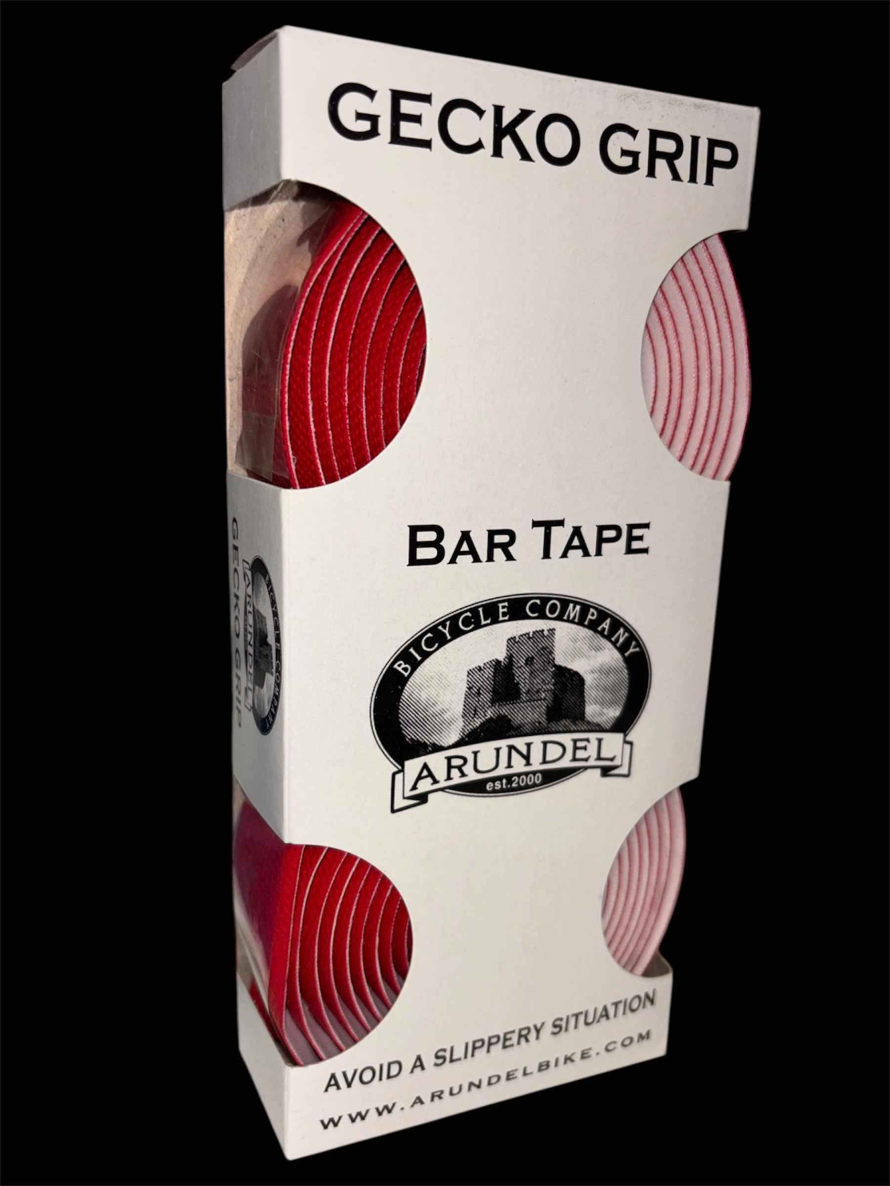 Photo 1 of NEW ARUNDEL GECKO GRIP HANDLEBAR TAPE SET, RED