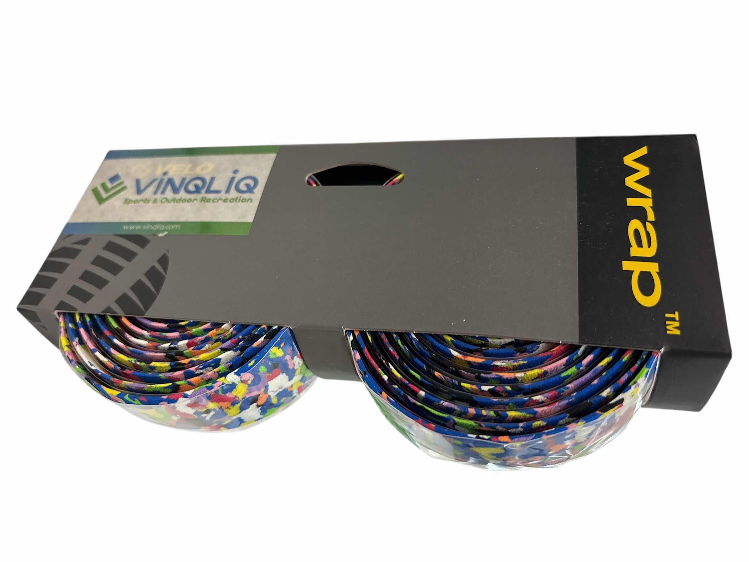 Photo 1 of NEW VINQLIQ SUPER VEX GEL CYCLING/RACING HANDLEBAR GRIP WRAP/TAPE W BAR PLUG & FINISHING TAPE (MULTI-COLOR)