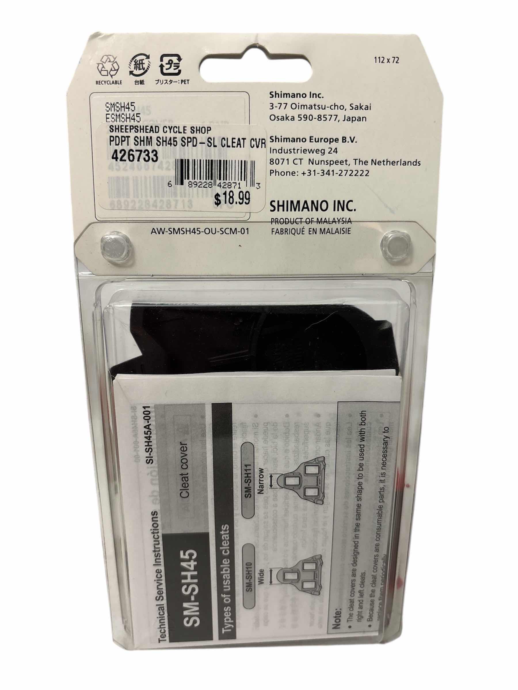 Photo 1 of NEW SHIMANO CLEAT COVERS SM-SH45 & SHIMANO BRAKE SHOES R55C3 DURA-ACE ULTEGRA 105