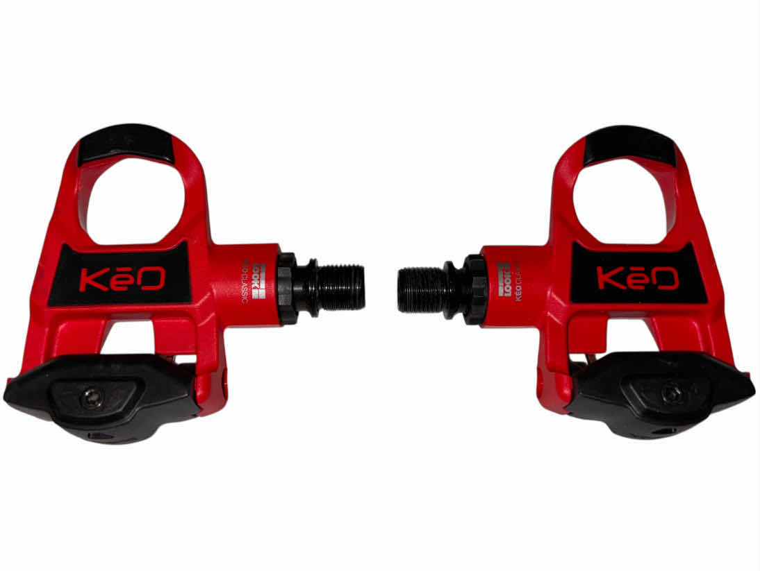 Photo 1 of LOOK KEO SPRINT CLIPLESS PEDALS, RED/BLACK