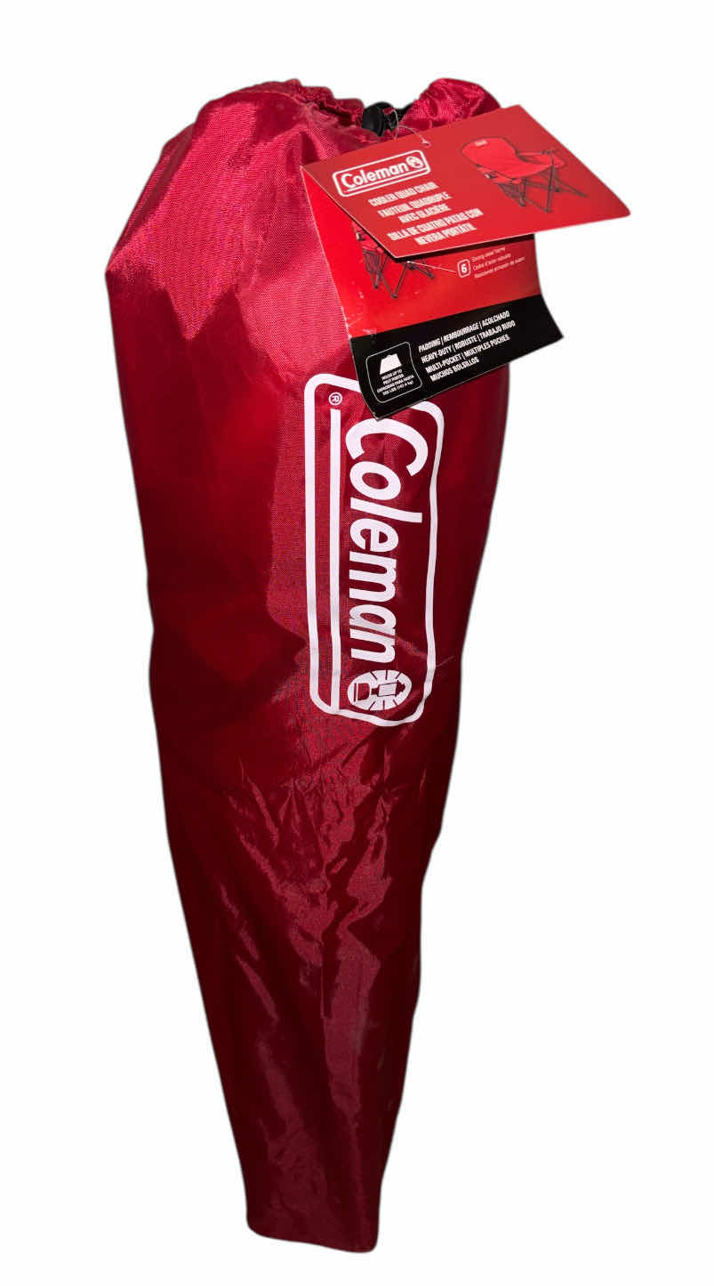 Photo 1 of NEW COLEMAN COOLER QUAD CHAIR, RED (325 LB CAPACITY)