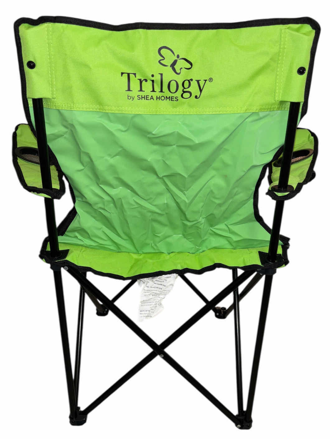 Photo 1 of NEW H.I.T. PROMOTIONAL PRODUCTS PORTABLE FOLDING/CAMPING/OUTDOOR CHAIR W CARRY BAG, LIME (300 LB CAPACITY)
