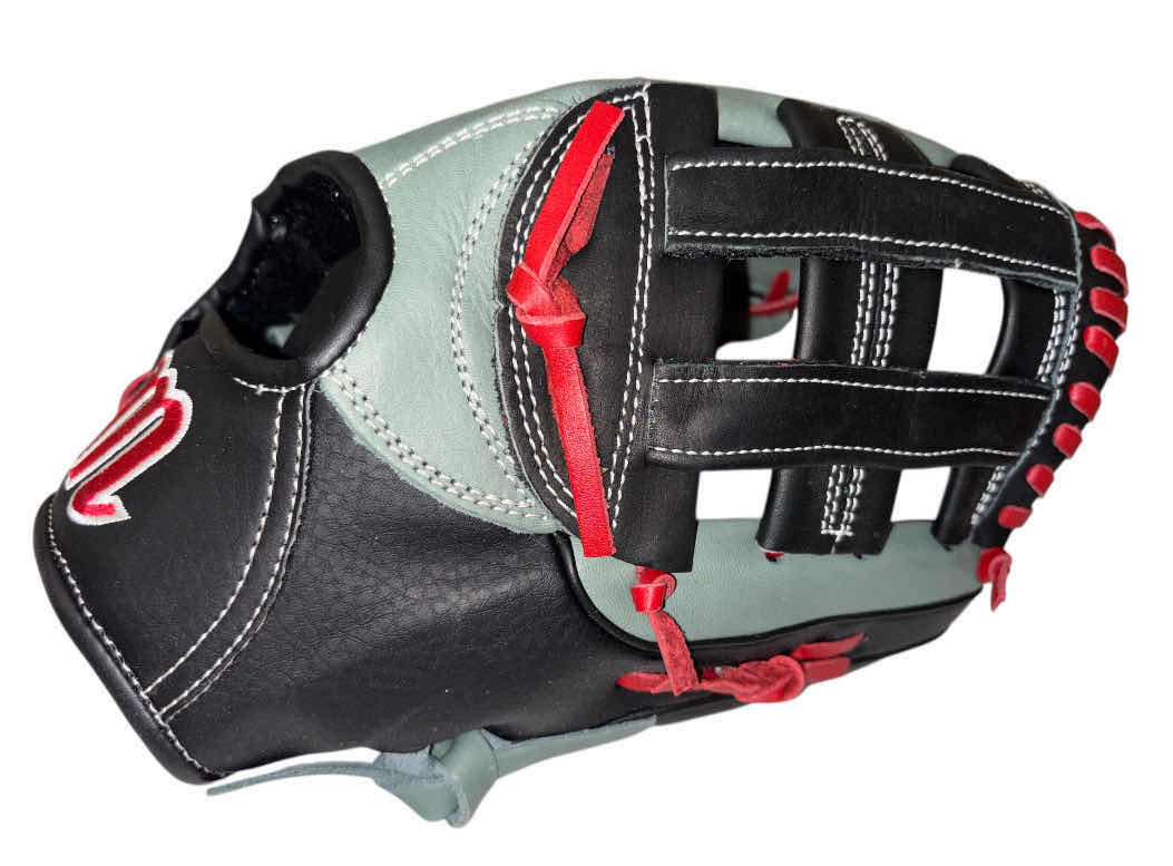 Photo 1 of MARUCCI CADDO SERIES 12” YOUTH BASEBALL GLOVE, GRAY/BLACK/RED (MFGCADD1200)