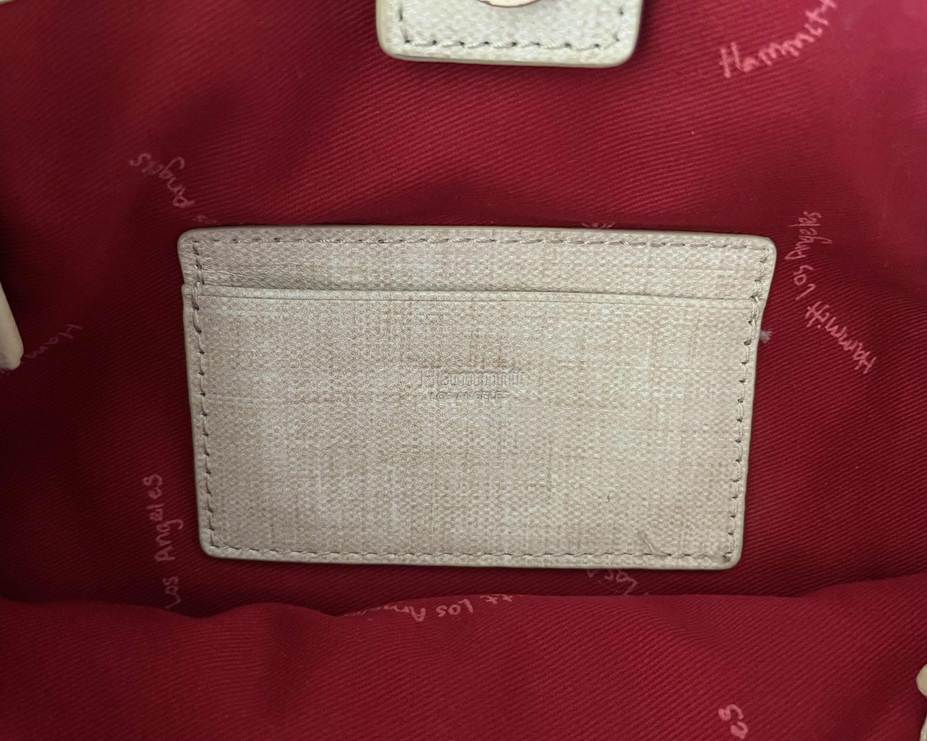 Photo 1 of HAMMITT LIMITED EDITION OLIVER RICOTTA RAFFIA & BRUSHED GOLD TONE MEDIUM HANDBAG PURSE