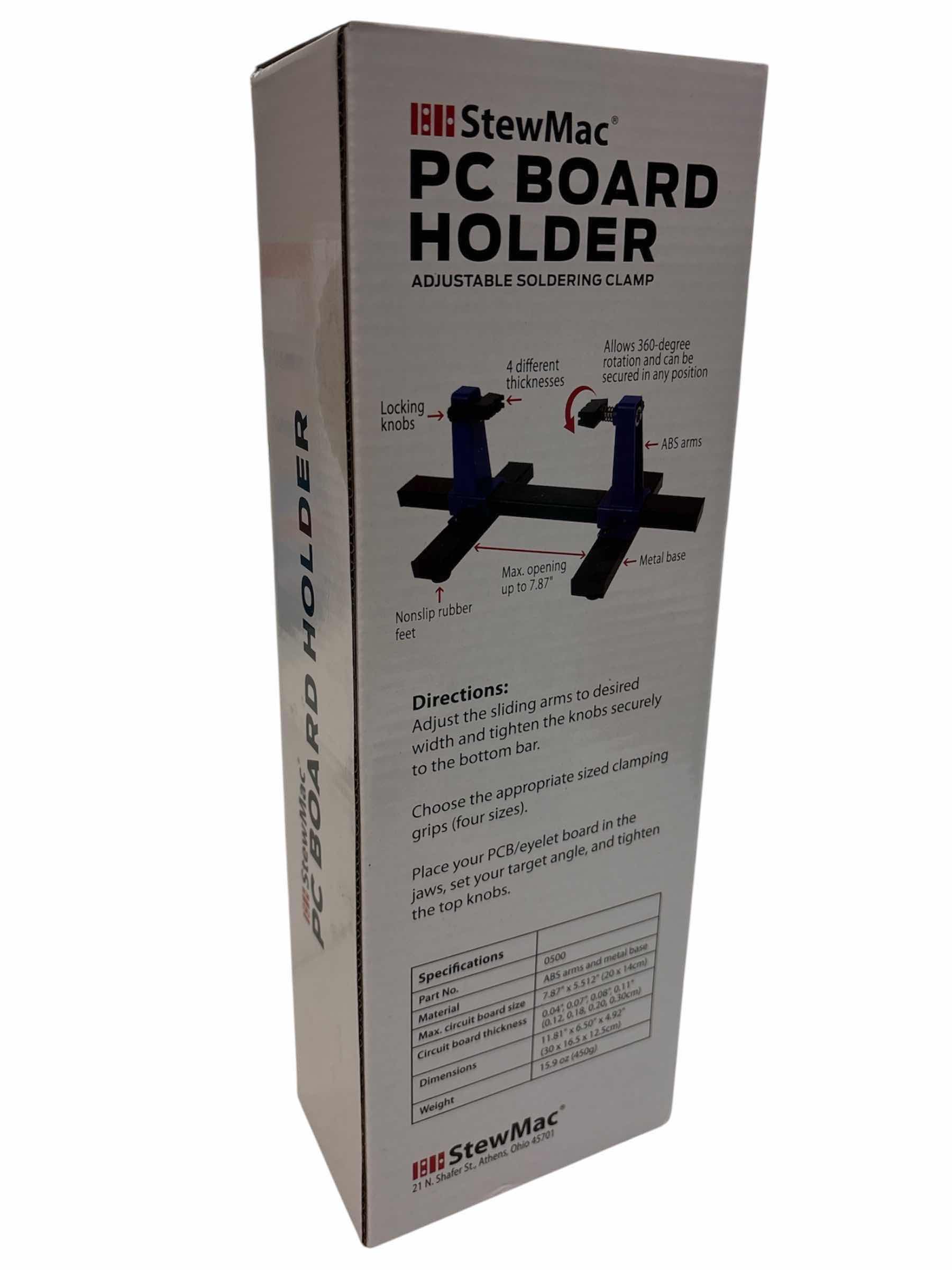 Photo 1 of STEWMAC PC BOARD HOLDER ADJUSTABLE SOLDERING CLAMP 0500