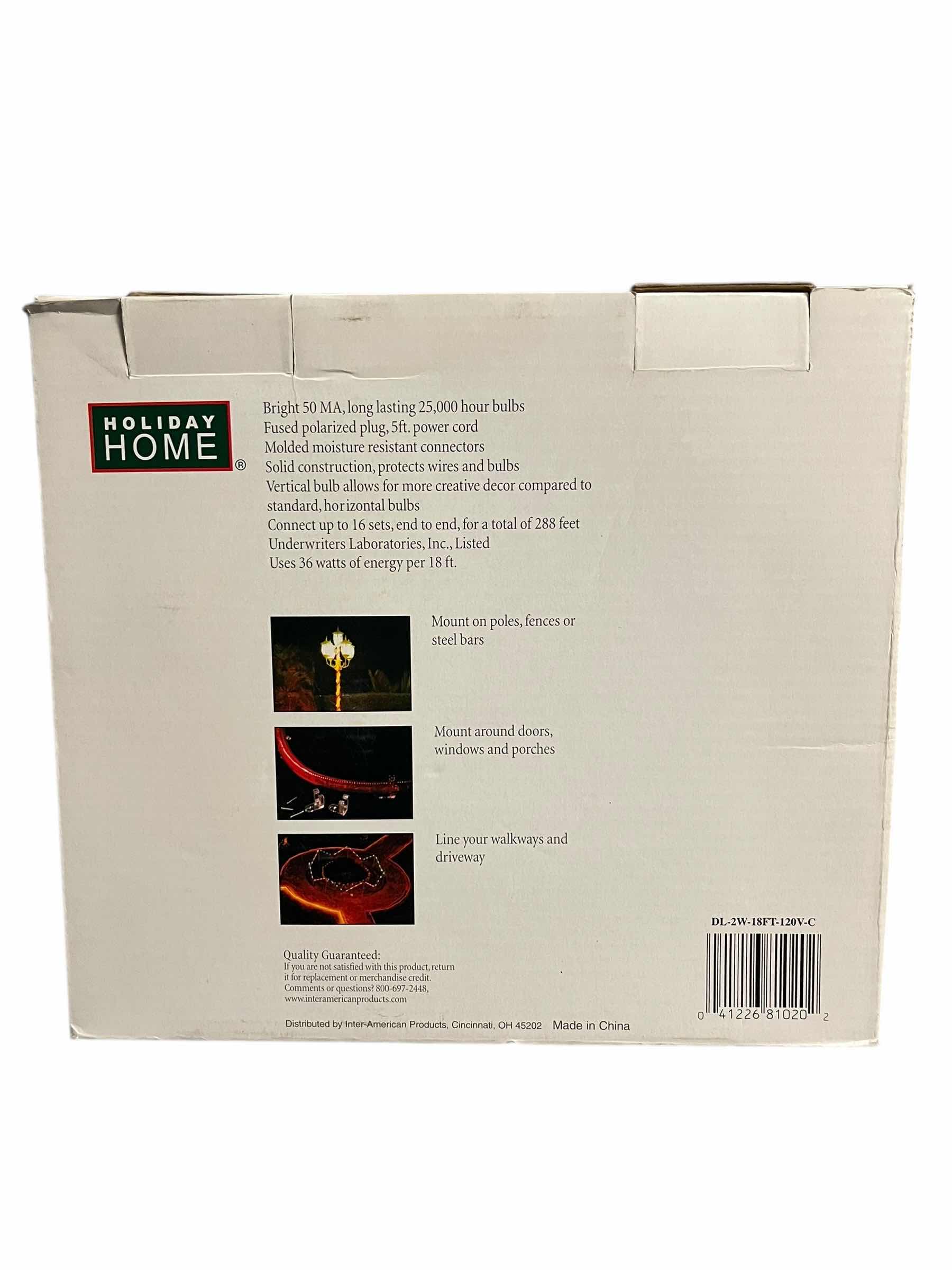 Photo 1 of 2-PACK HOLIDAY HOME 18FT CLEAR LIGHTS