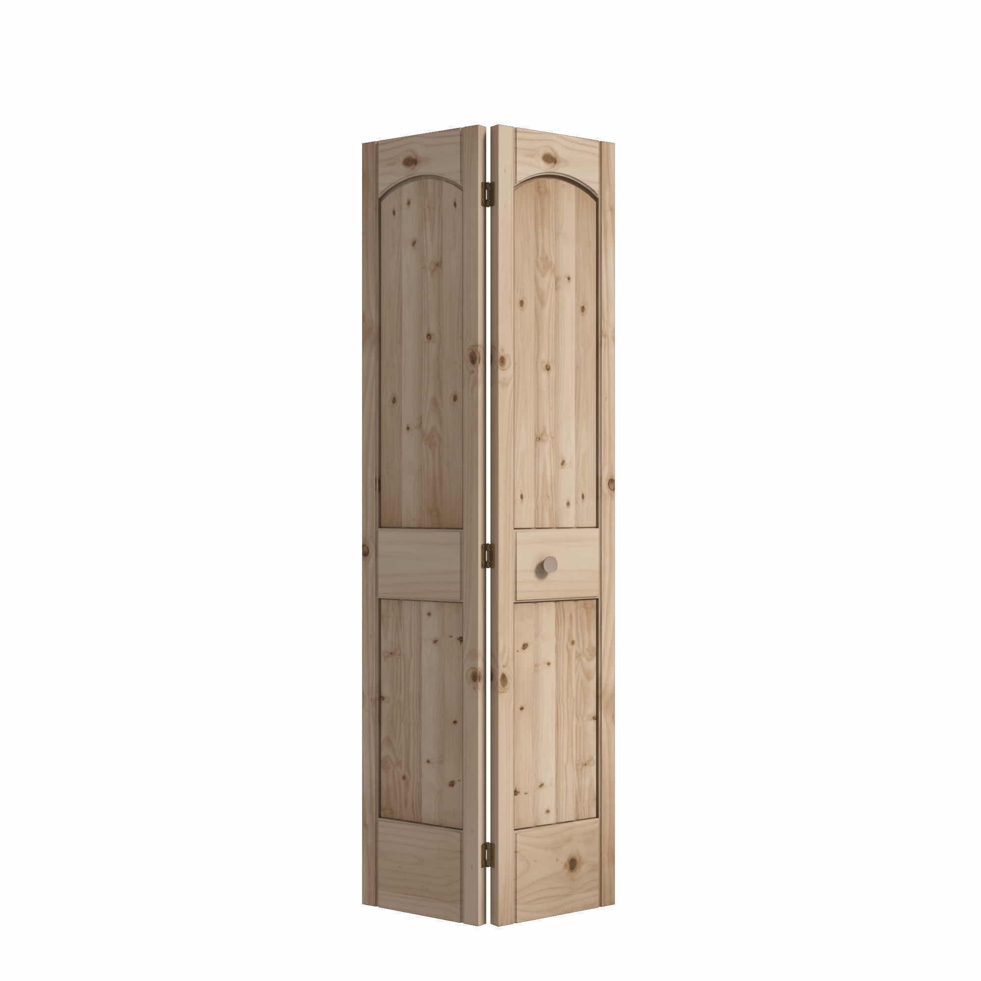 Photo 1 of NEW EIGHT DOORS NATURAL WOOD FINISH SOLID WOOD CORE BIFOLD DOOR 24” X 80”
