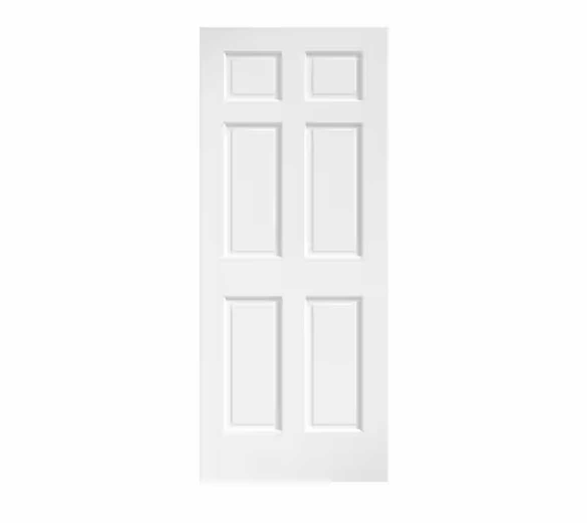 Photo 1 of NEW EIGHT DOORS WHITE FINISH 6-PANEL SOLID CORE INTERIOR DOOR SLAB 36” X 80”