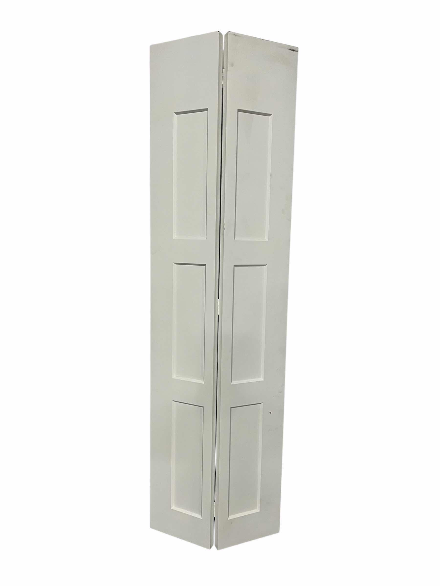 Photo 1 of JELD-WEN WHITE FINISH BIRKDALE HOLLOW CORE INTERIOR CLOSET BIFOLD DOOR 24” X 80”
