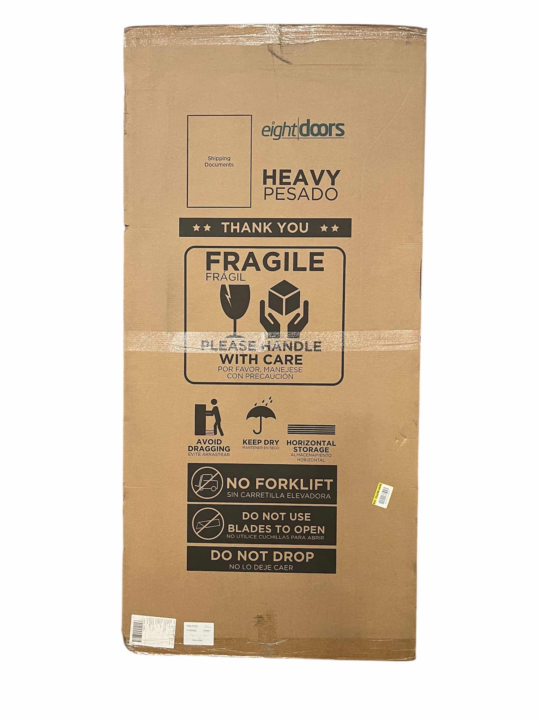 Photo 1 of NEW EIGHT DOORS WHITE FINISH 1-PANEL SOLID CORE WOOD INTERIOR DOOR SLAB 36” X 80”