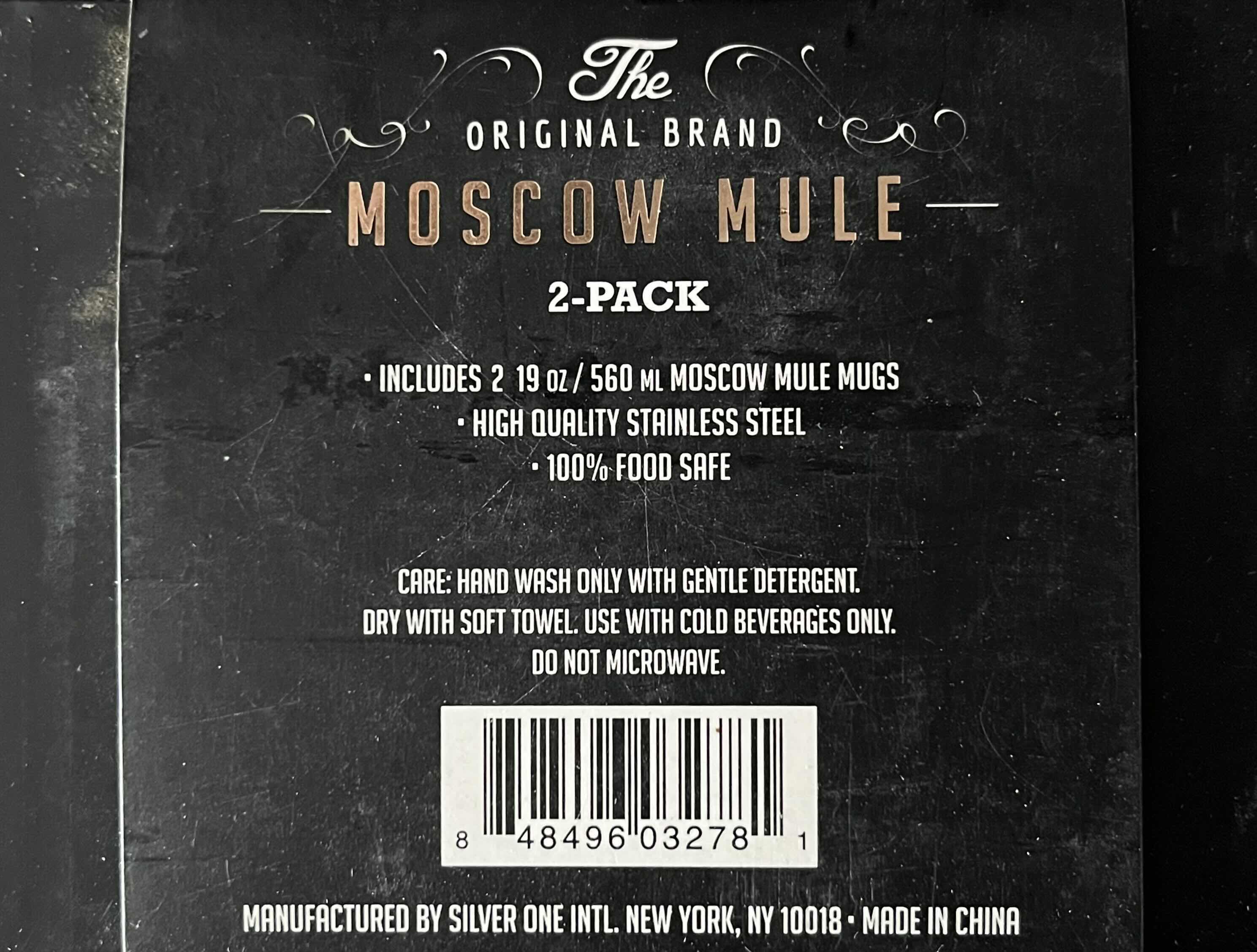 Photo 1 of NEW THE ORIGINAL BRAND 19 OZ MOSCOW MULE COPPER FINISH MUGS 2-PACK