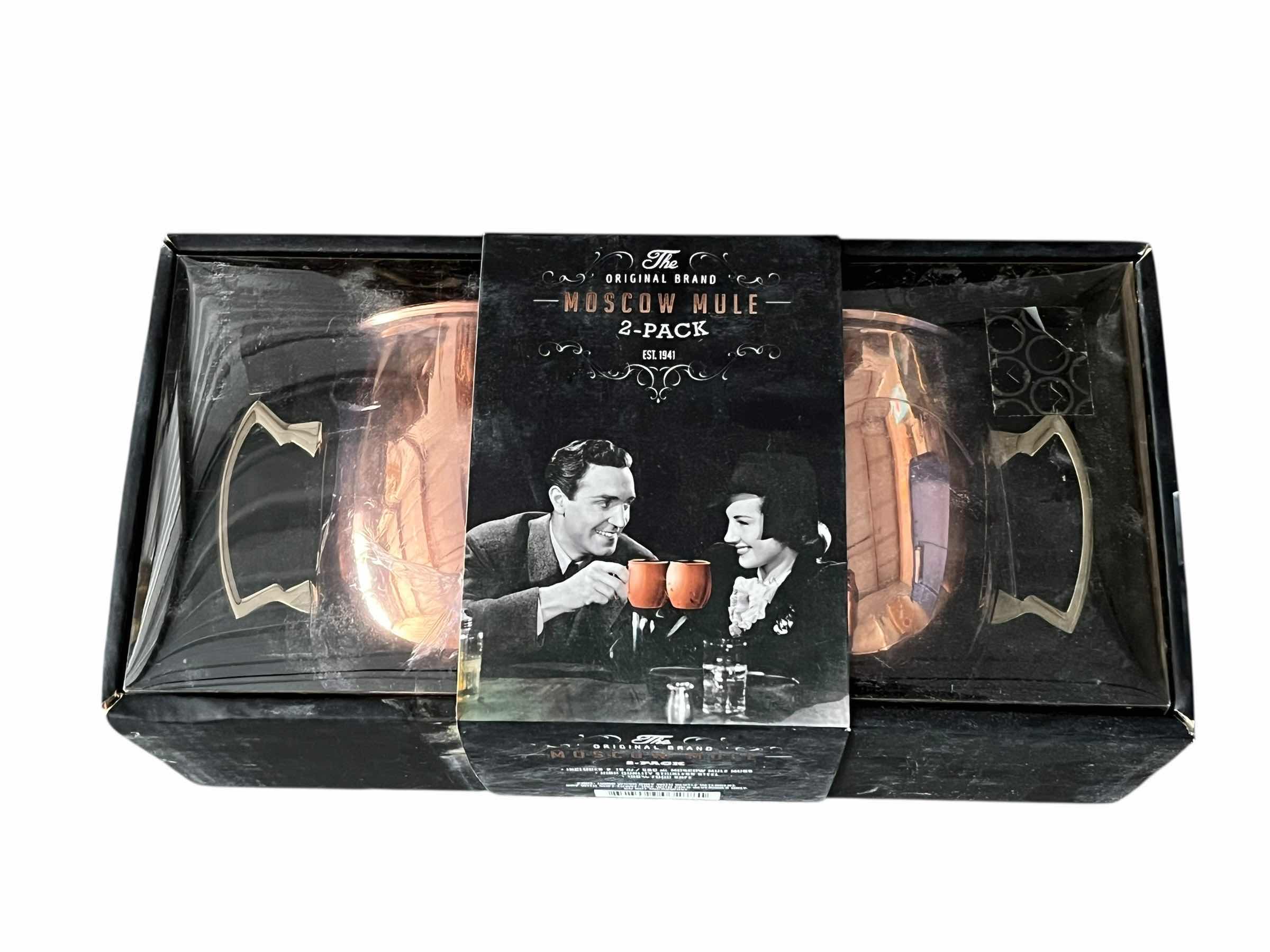 Photo 1 of NEW THE ORIGINAL BRAND 19 OZ MOSCOW MULE COPPER FINISH MUGS 2-PACK