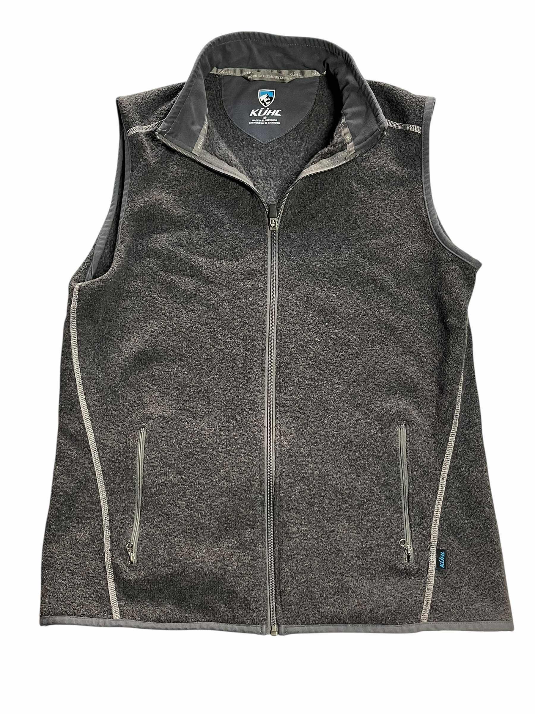 Photo 1 of KUHL GRAY FLEECE VEST MEN’S SIZE M
