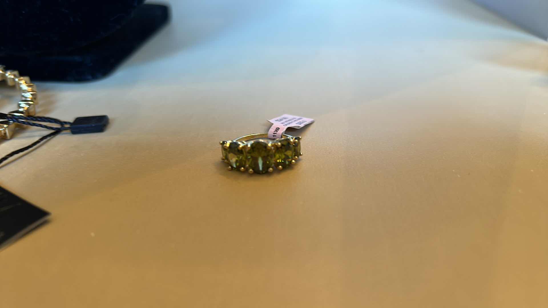 Photo 1 of NEW GOLD JEWELRY ASSORTMENT 14K ELECTROPLATED RINGS SIZE 5 and 6