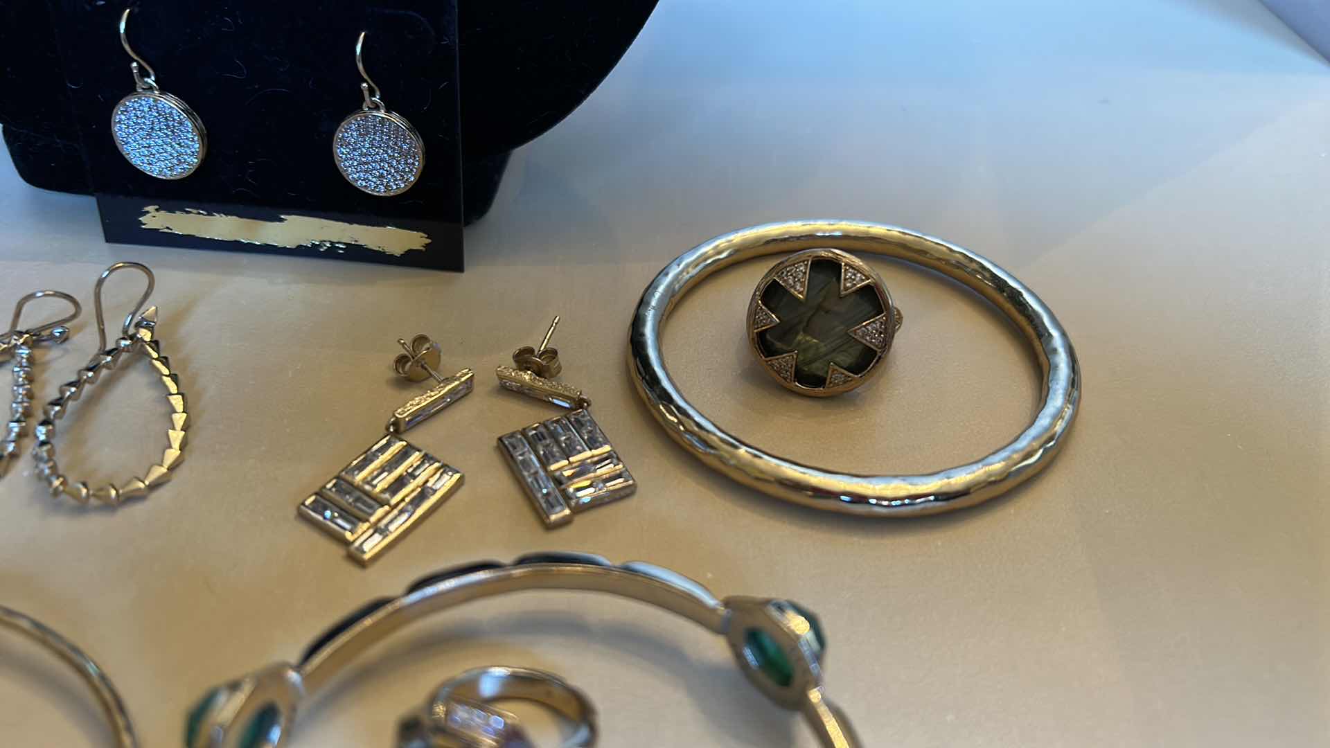 Photo 1 of FASHION JEWELRY ASSORTMENT 14K GE RINGS 5 & 6