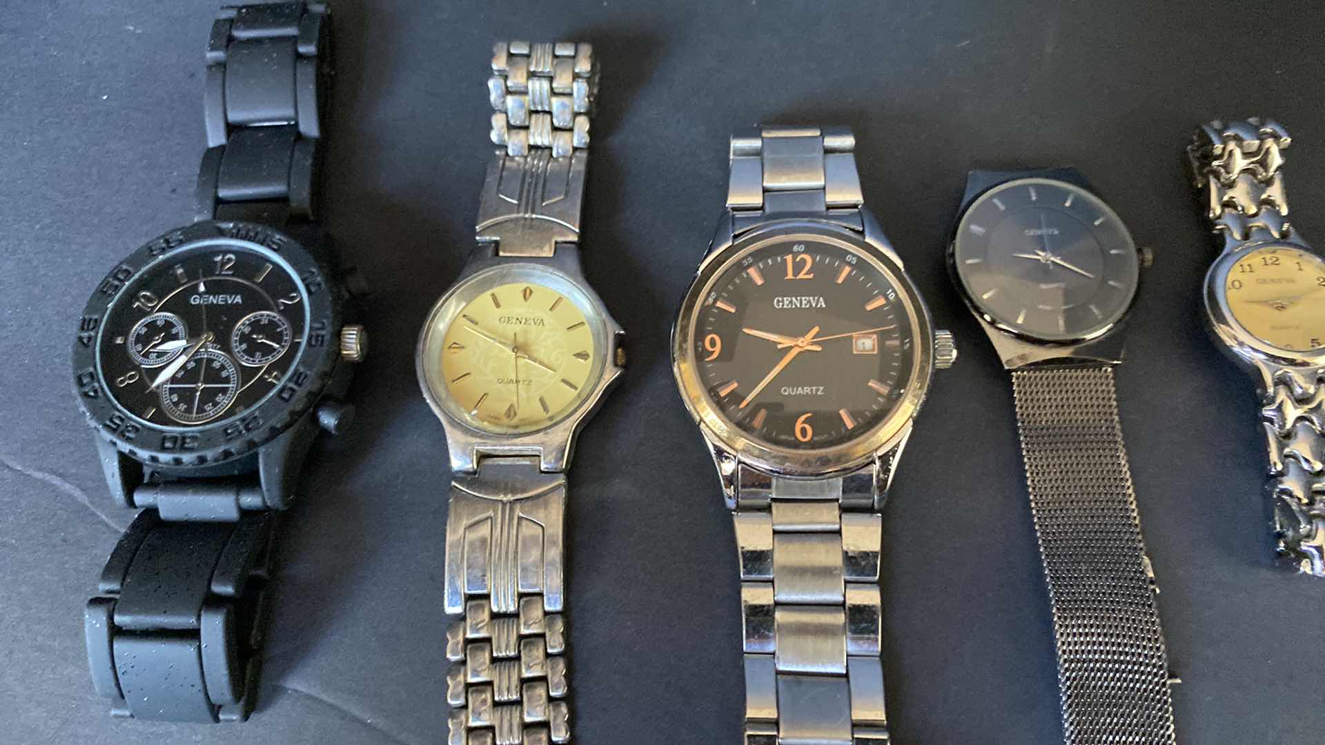 Photo 1 of GENEVA WATCHES 4 MENS 1 LADIES