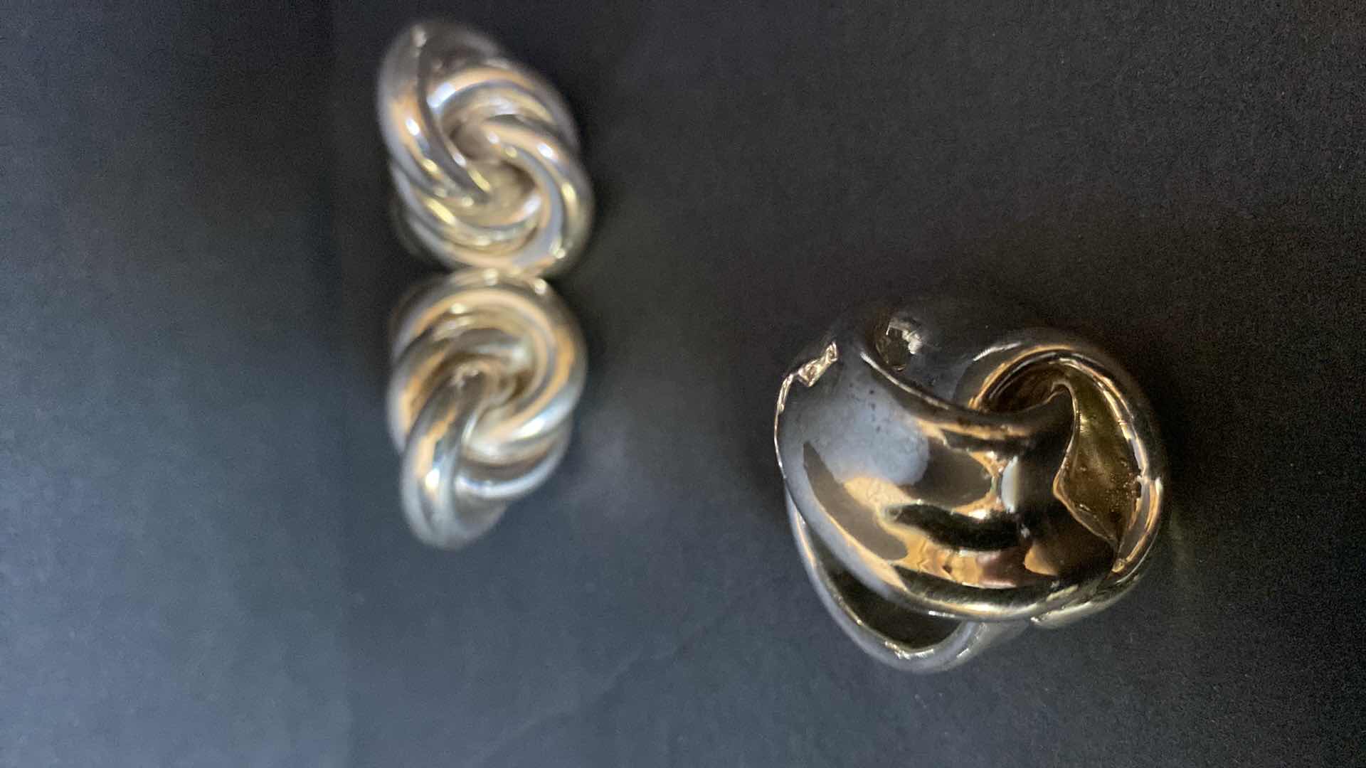 Photo 1 of ELECTROPLATED SILVER JEWELRY FROM ISRAEL EARRINGS AND RINGS