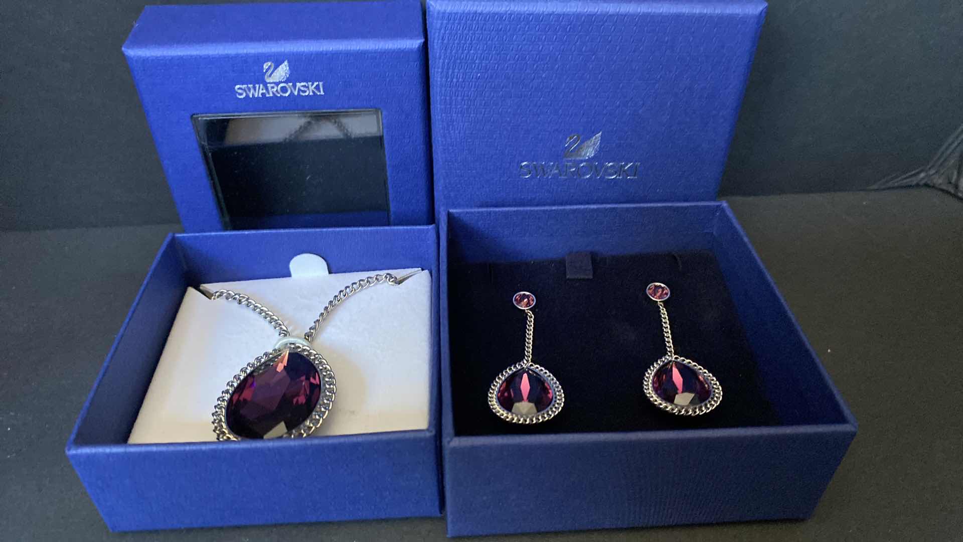 Photo 1 of SWAROVSKI NECKLACE AND EARRINGS